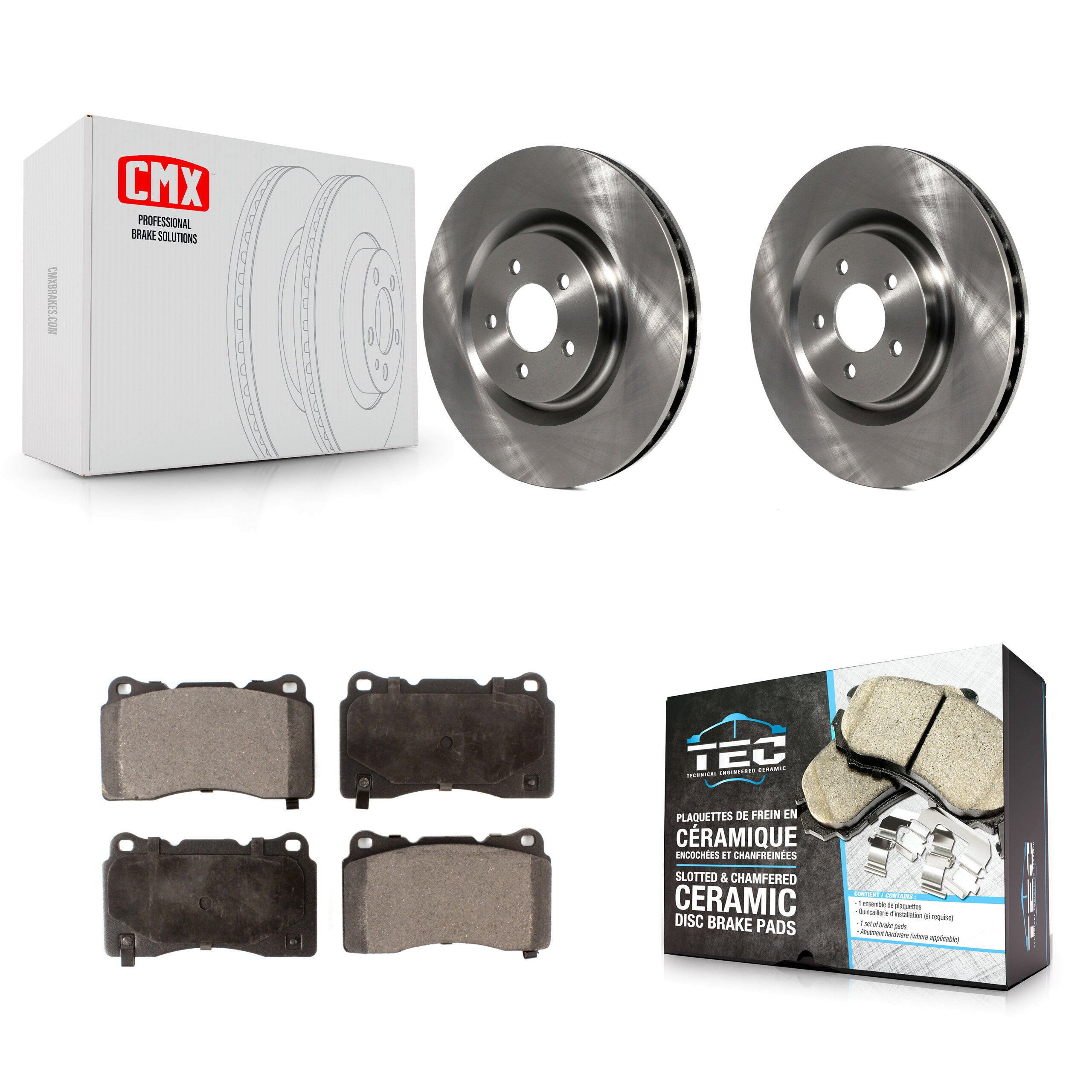 Transit Auto K8T-100150 Disc Brake Kit for 2007-2014 Ford Mustang - Front product image