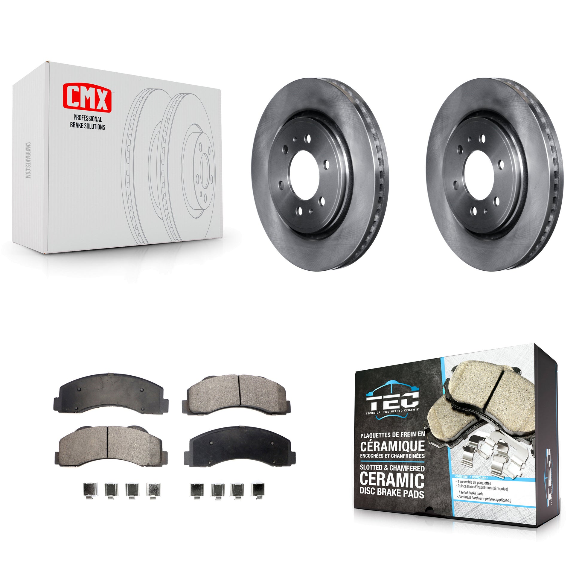 Transit Auto K8T-100152 Disc Brake Kit for 2010-2017 Ford F-150, Ford Expedition, Lincoln Navigator - Front product image
