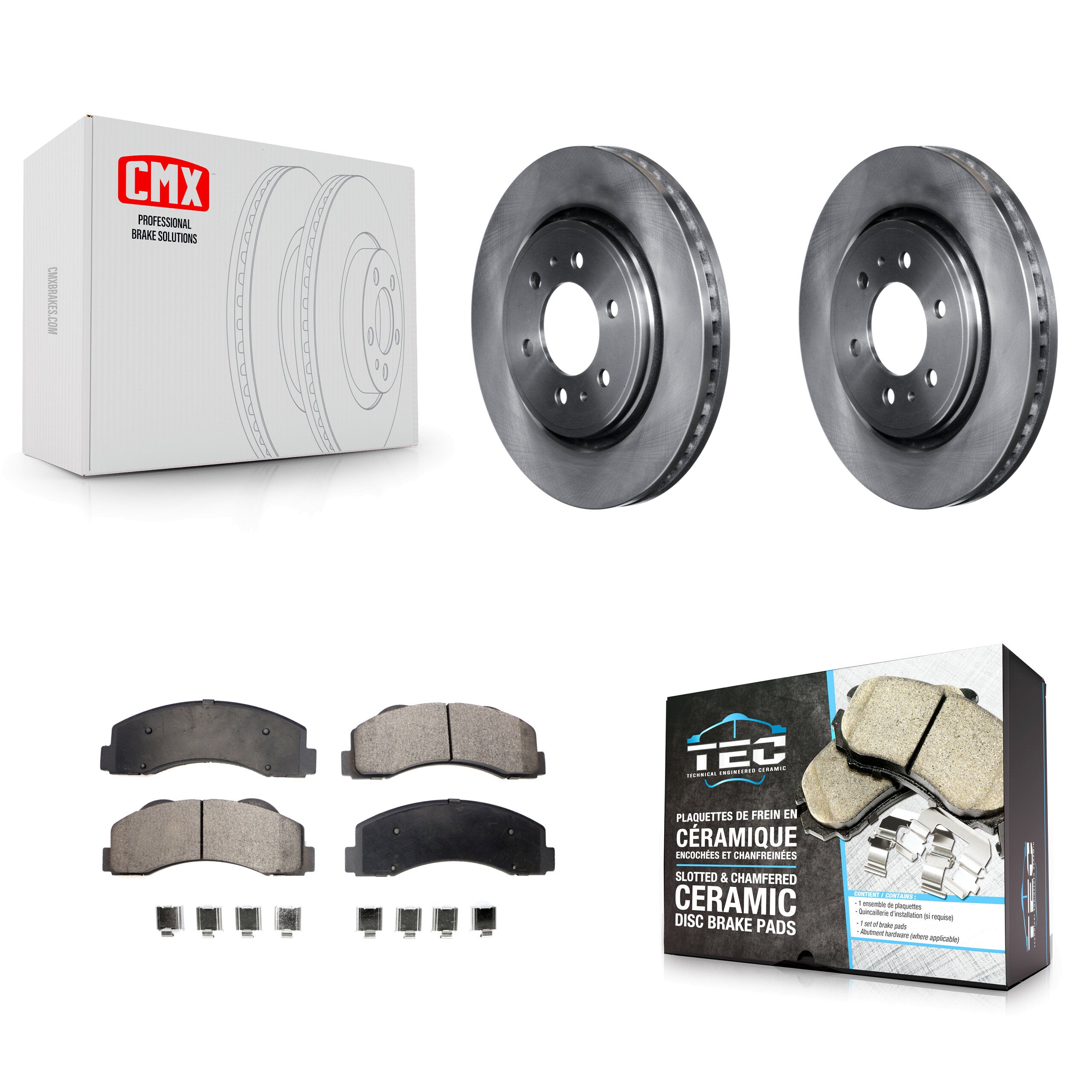 Transit Auto K8T-100152 Disc Brake Kit for 2010-2017 Ford F-150, Ford Expedition, Lincoln Navigator - Front product image