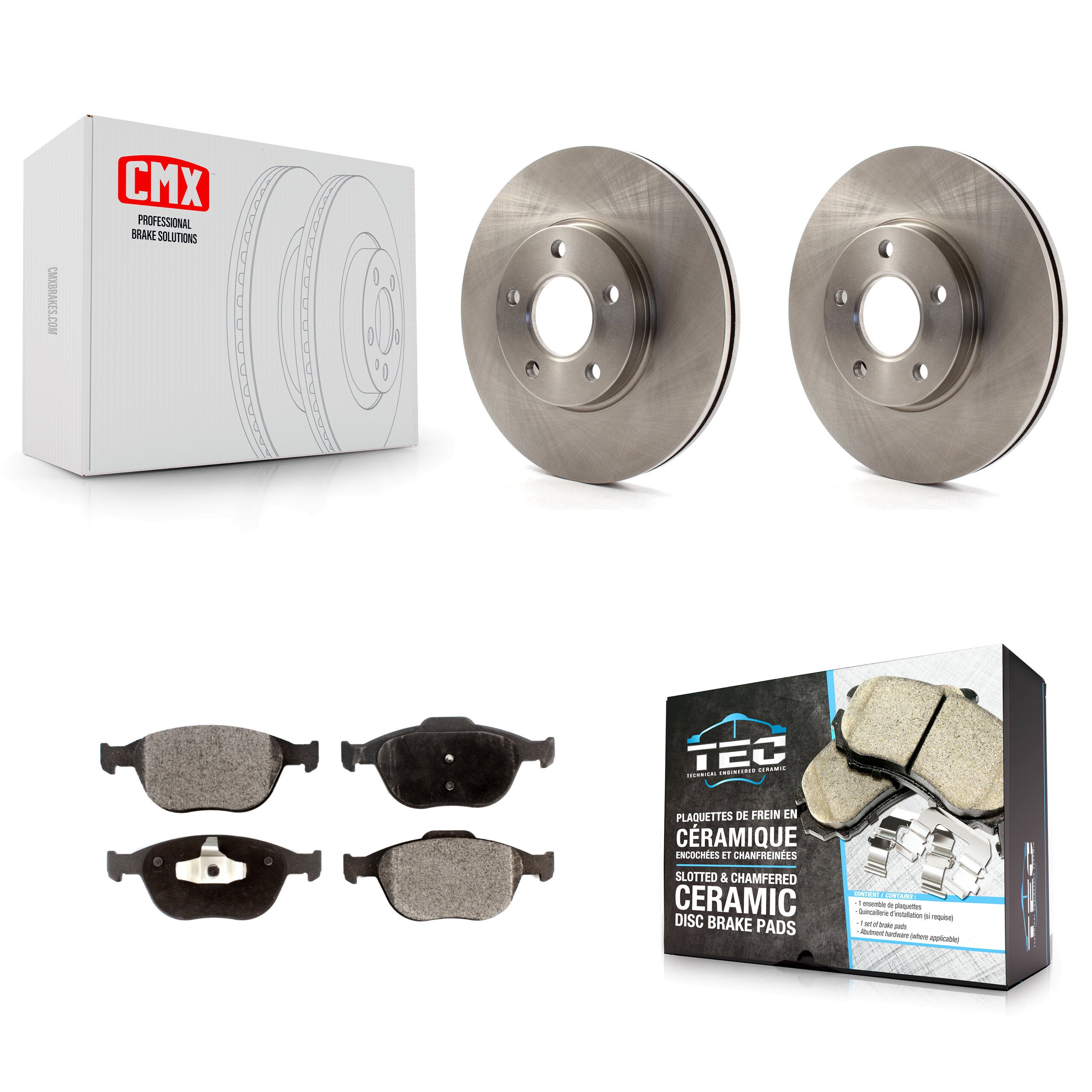 Transit Auto K8T-100165 Disc Brake Kit for 2010-2013 Ford Transit Connect - Front product image