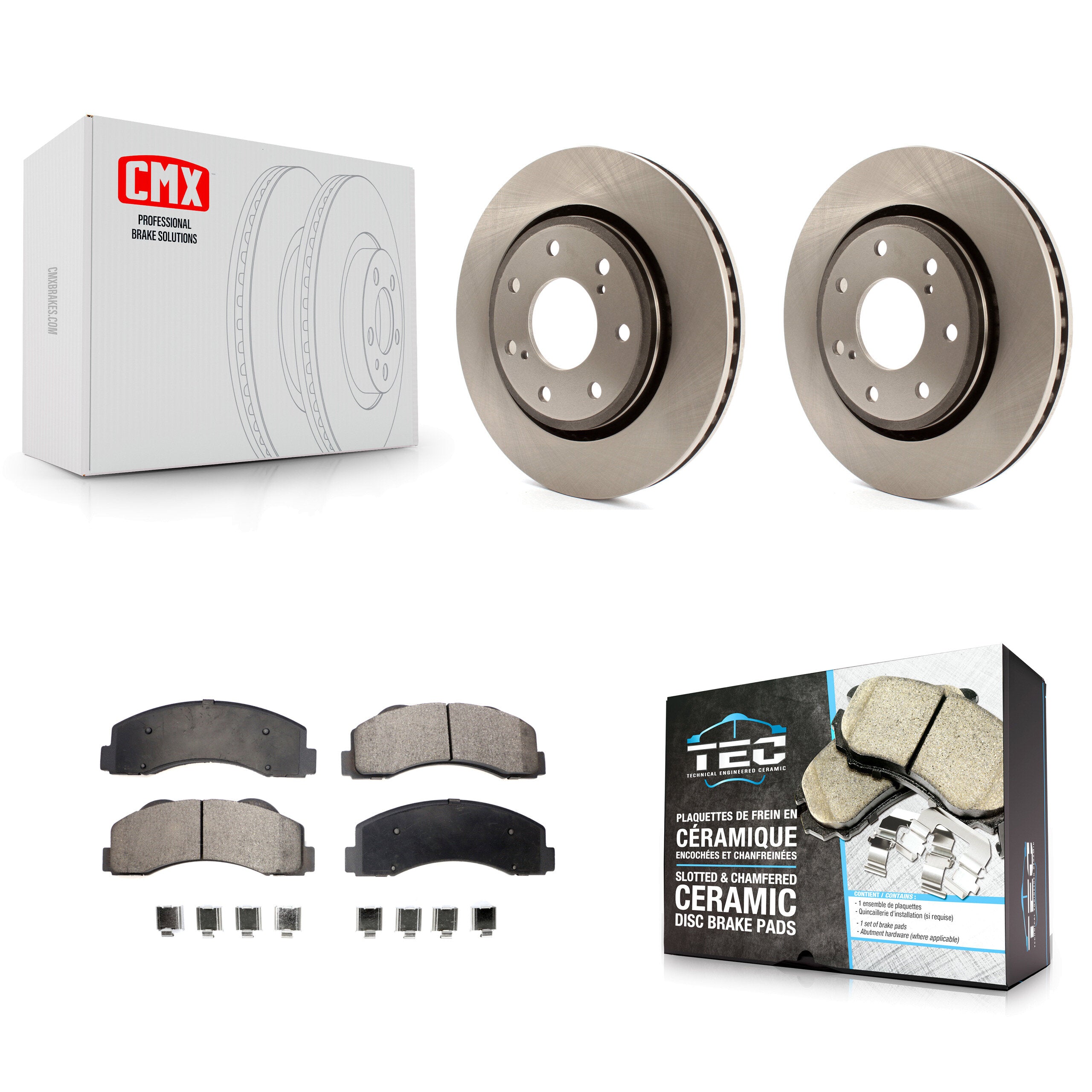 Transit Auto K8T-100166 Disc Brake Kit for 2010-2014 Ford F-150 - Front product image