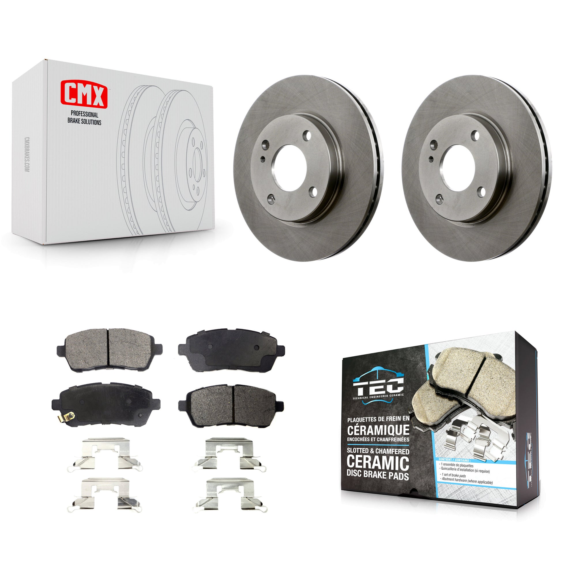 Transit Auto K8T-100168 Disc Brake Kit for 2011-2019 Ford Fiesta - Front product image