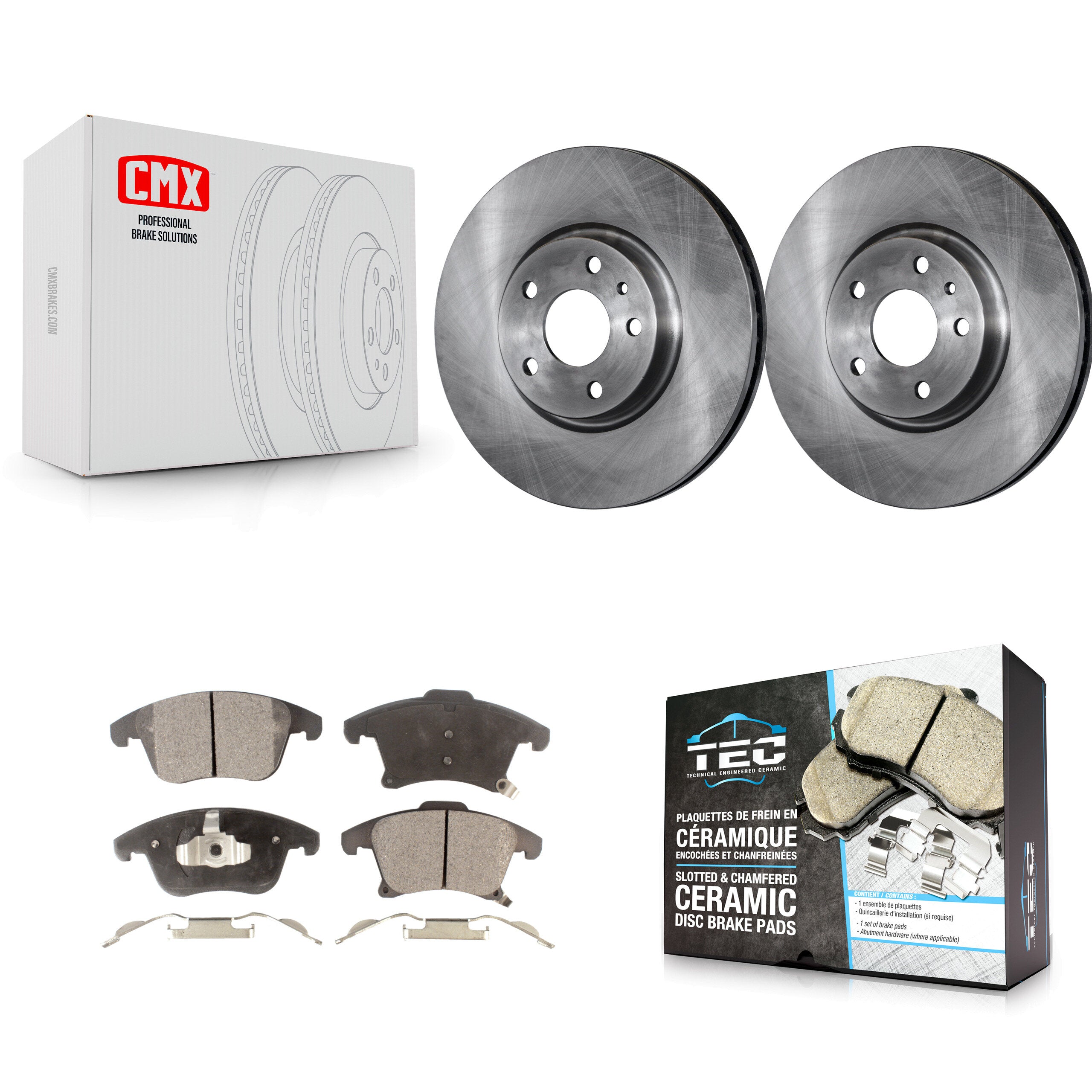 Transit Auto K8T-100171 Disc Brake Kit for 2013-2020 Ford Fusion, Lincoln MKZ - Front product image