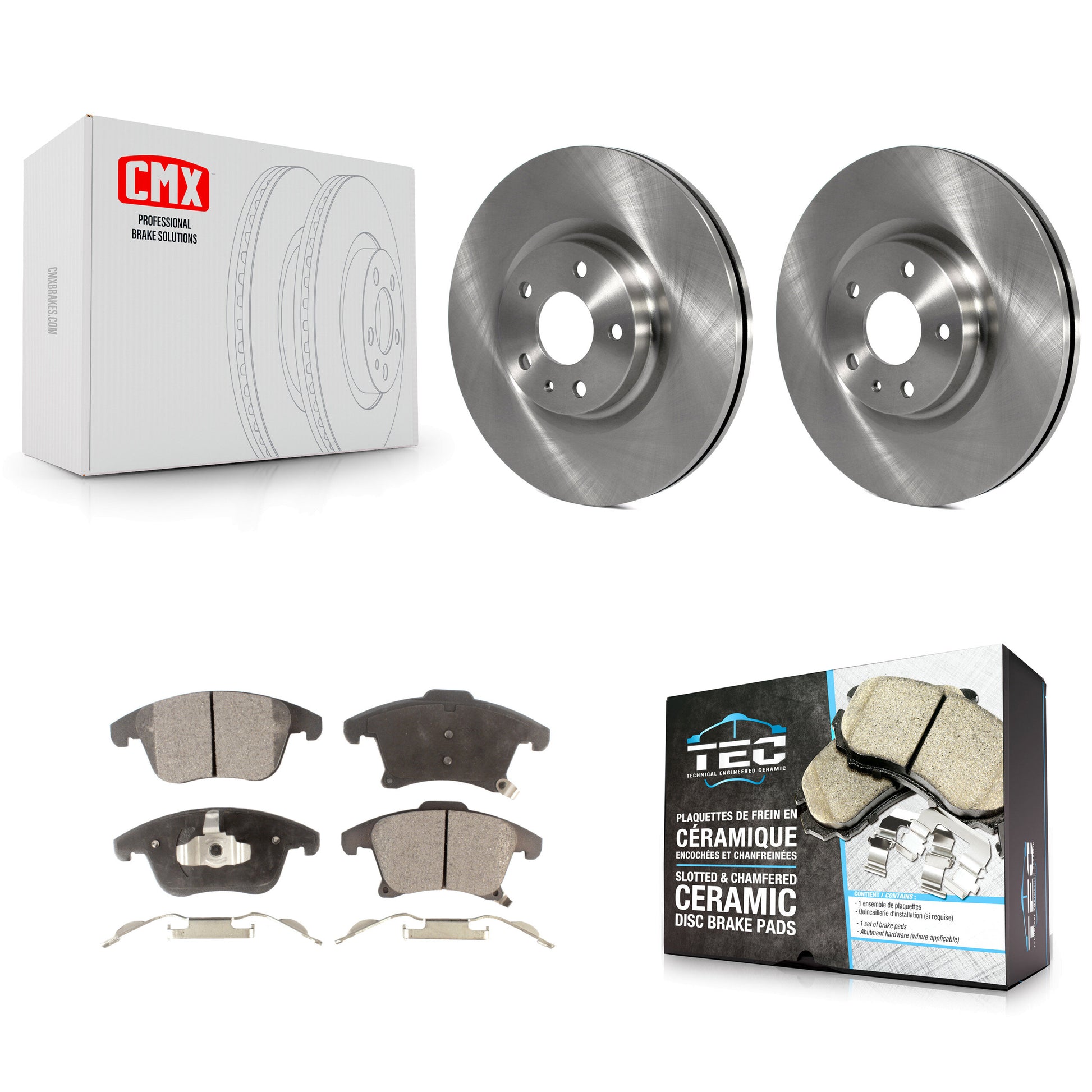 Transit Auto K8T-100172 Disc Brake Kit for 2013-2018 Ford Fusion, Lincoln MKZ - Front product image