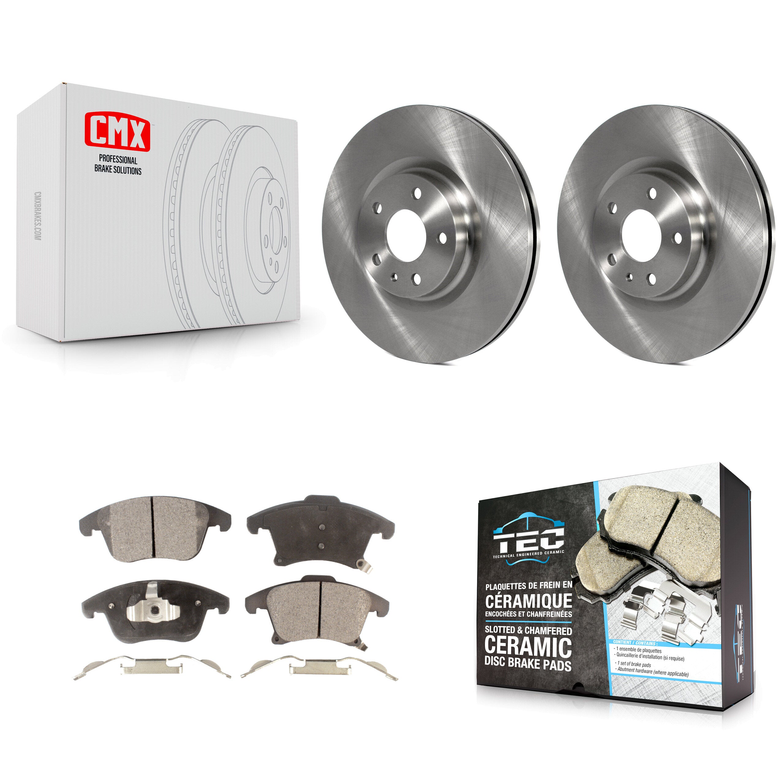 Transit Auto K8T-100172 Disc Brake Kit for 2013-2018 Ford Fusion, Lincoln MKZ - Front product image