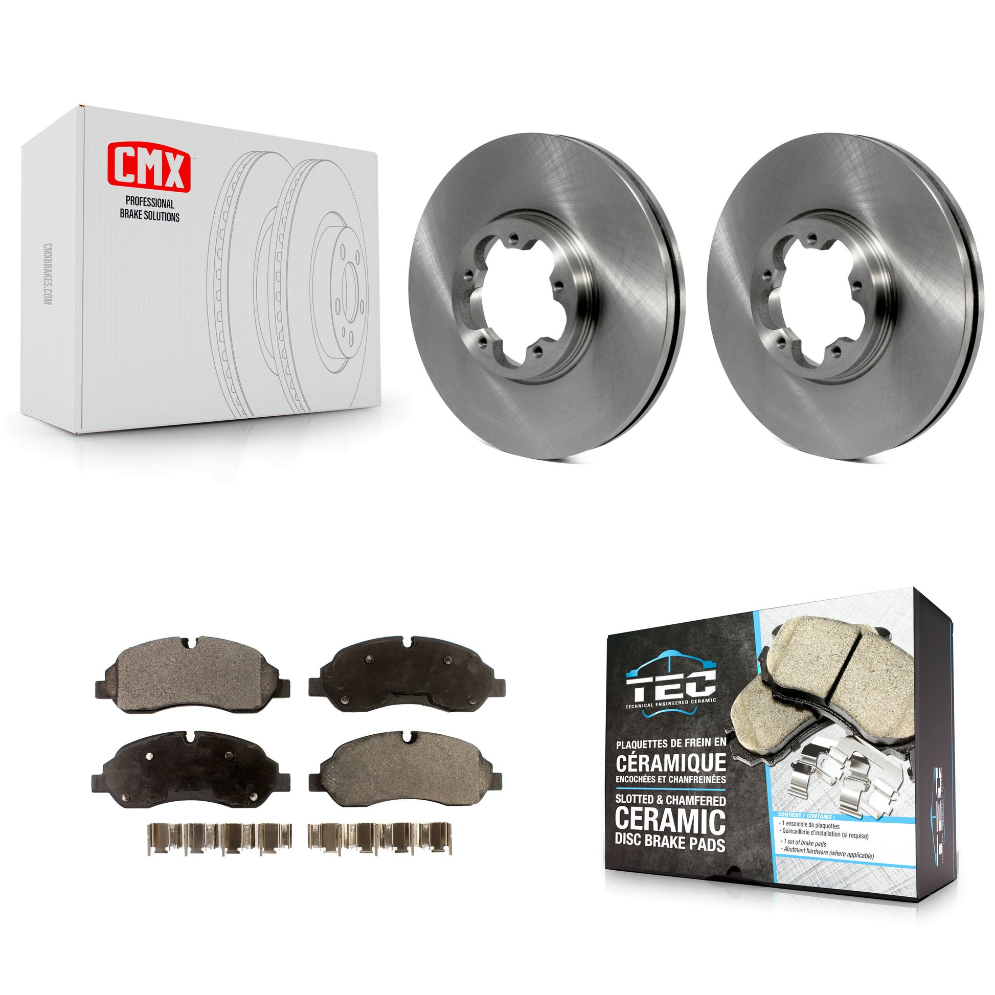 Transit Auto K8T-100174 Disc Brake Kit for 2015-2019 Ford Transit-150, Ford Transit-250, Ford Transit-350 - Front product image