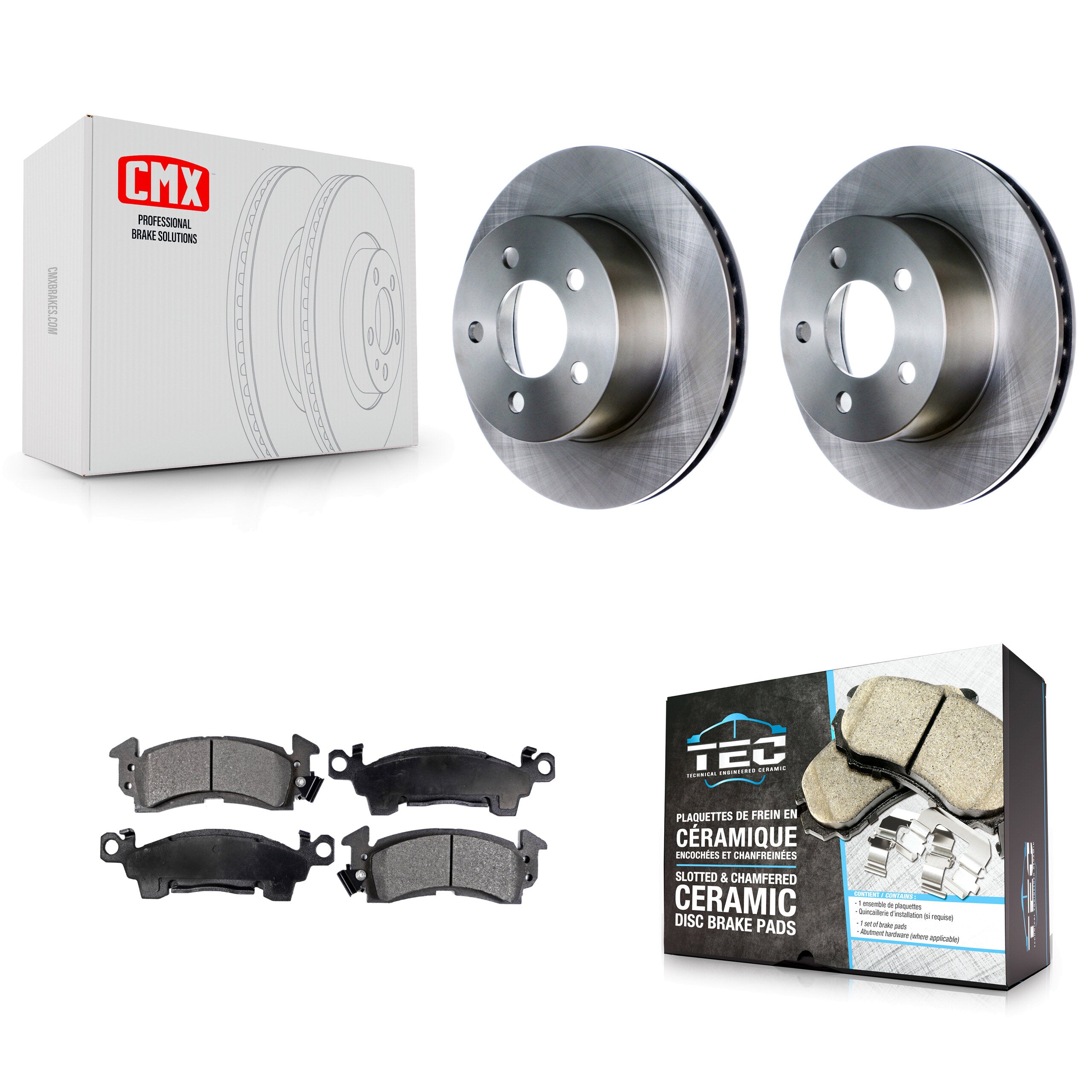 Transit Auto K8T-100181 Disc Brake Kit for 1991 Jeep Grand Wagoneer - Front product image