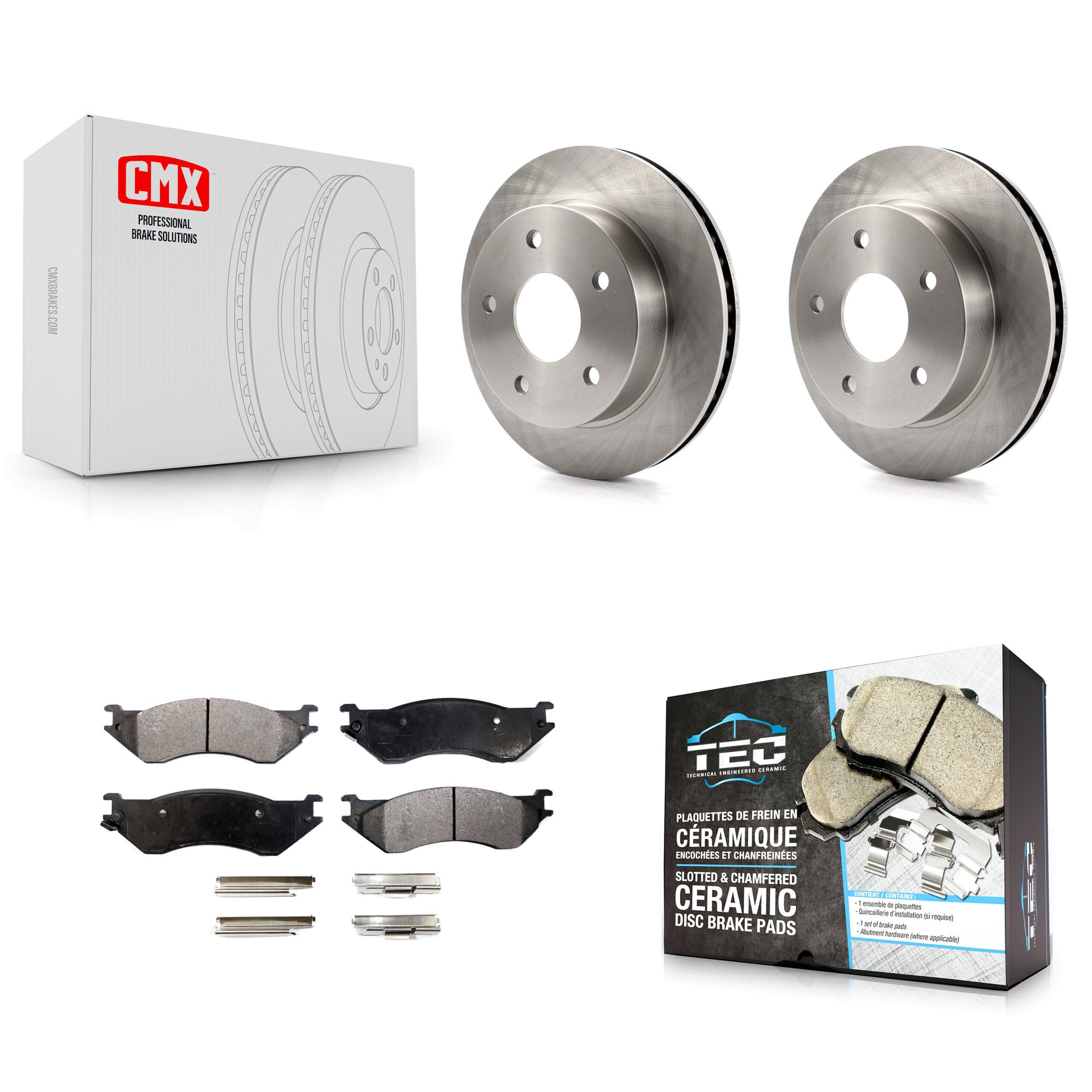 Transit Auto K8T-100199 Disc Brake Kit for 2000-2001 Dodge Ram 1500 - Front product image