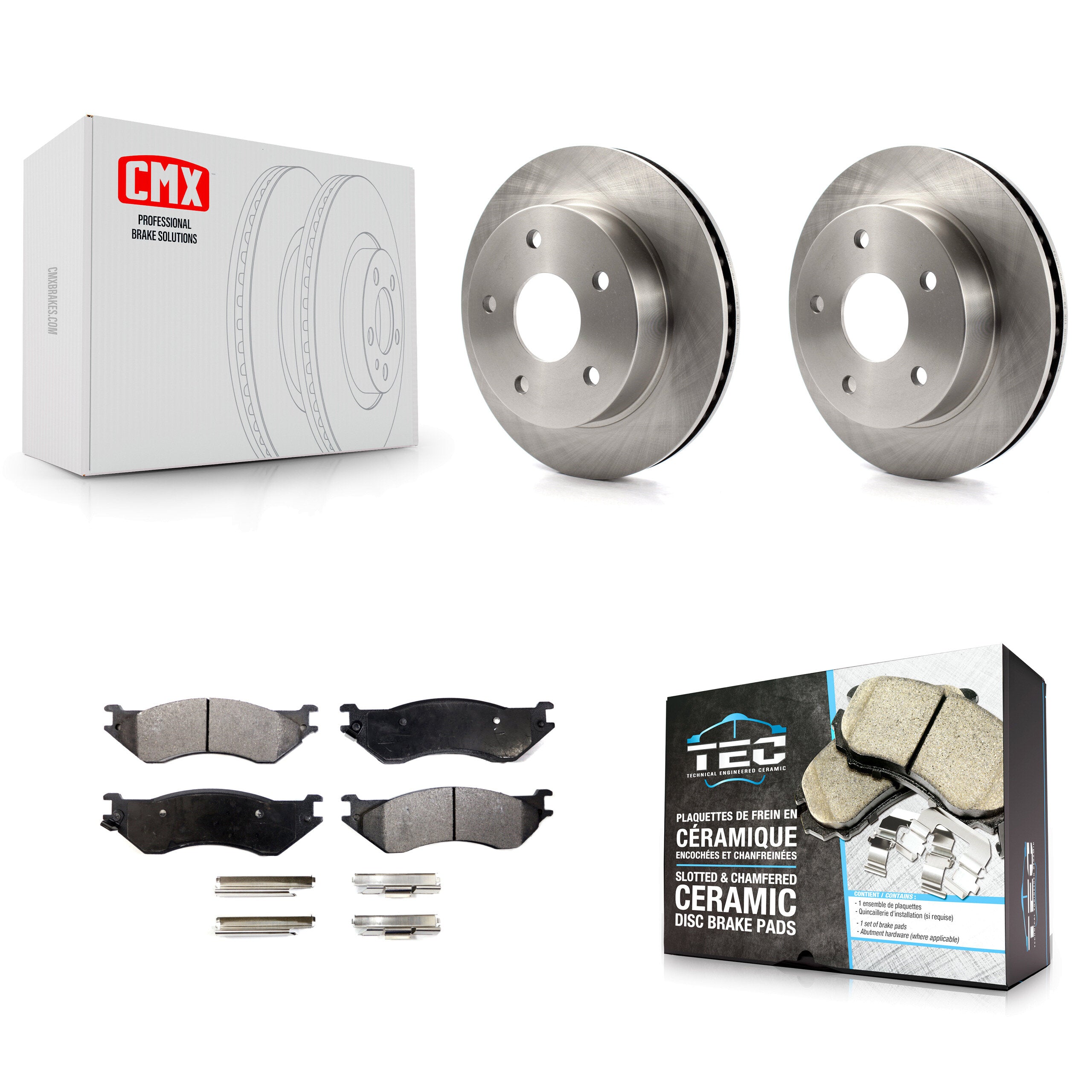Transit Auto K8T-100199 Disc Brake Kit for 2000-2001 Dodge Ram 1500 - Front product image