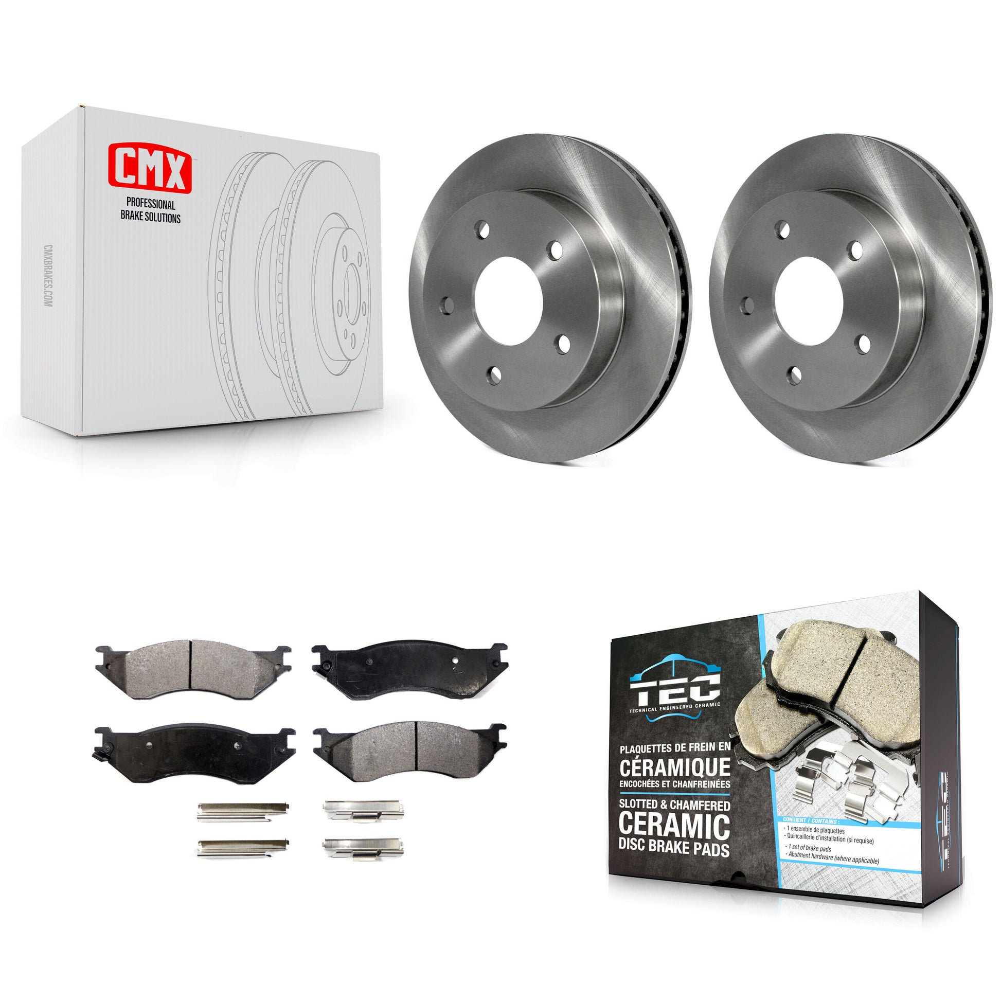Transit Auto K8T-100200 Disc Brake Kit for 2000-2001 Dodge Ram 1500 - Front product image