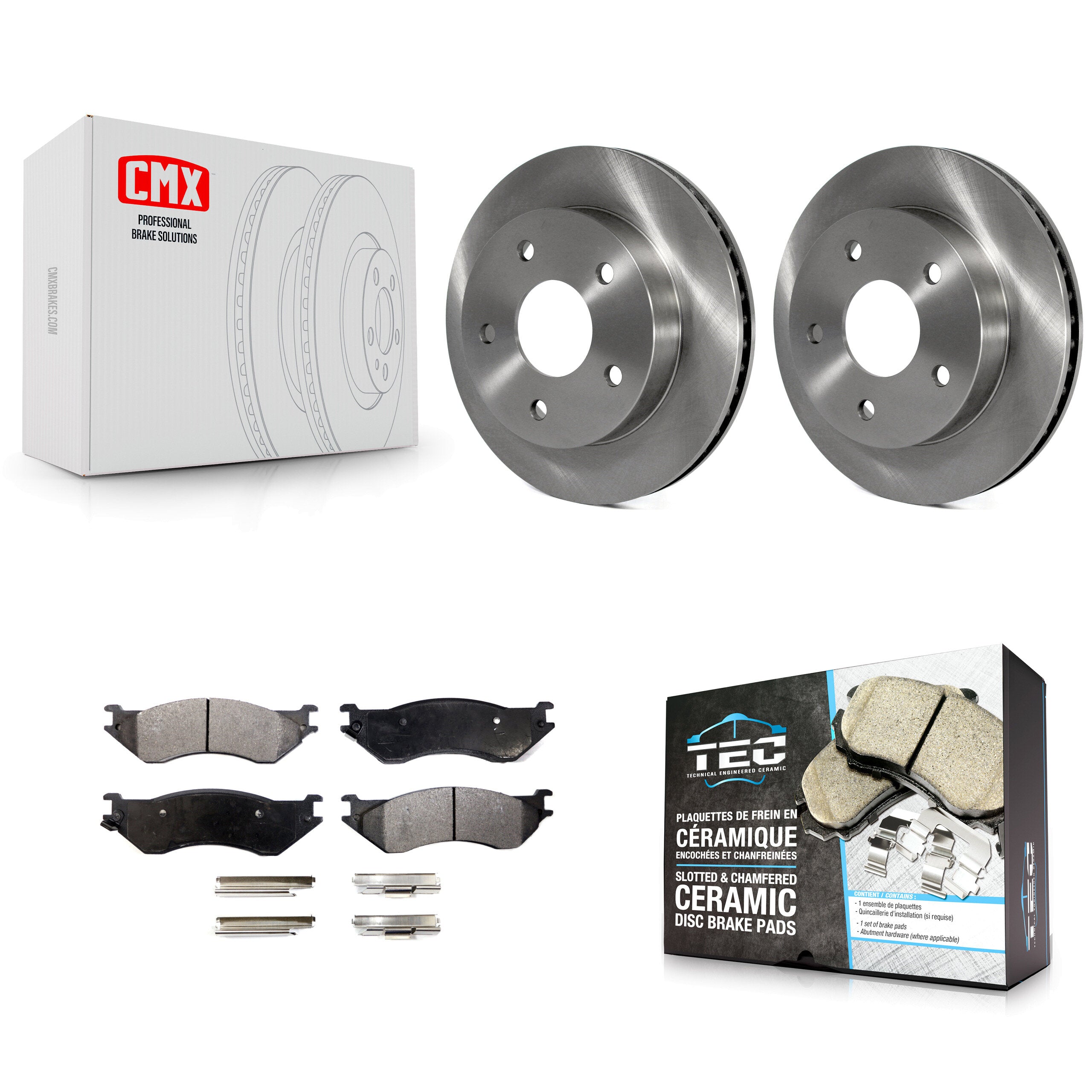 Transit Auto K8T-100200 Disc Brake Kit for 2000-2001 Dodge Ram 1500 - Front product image