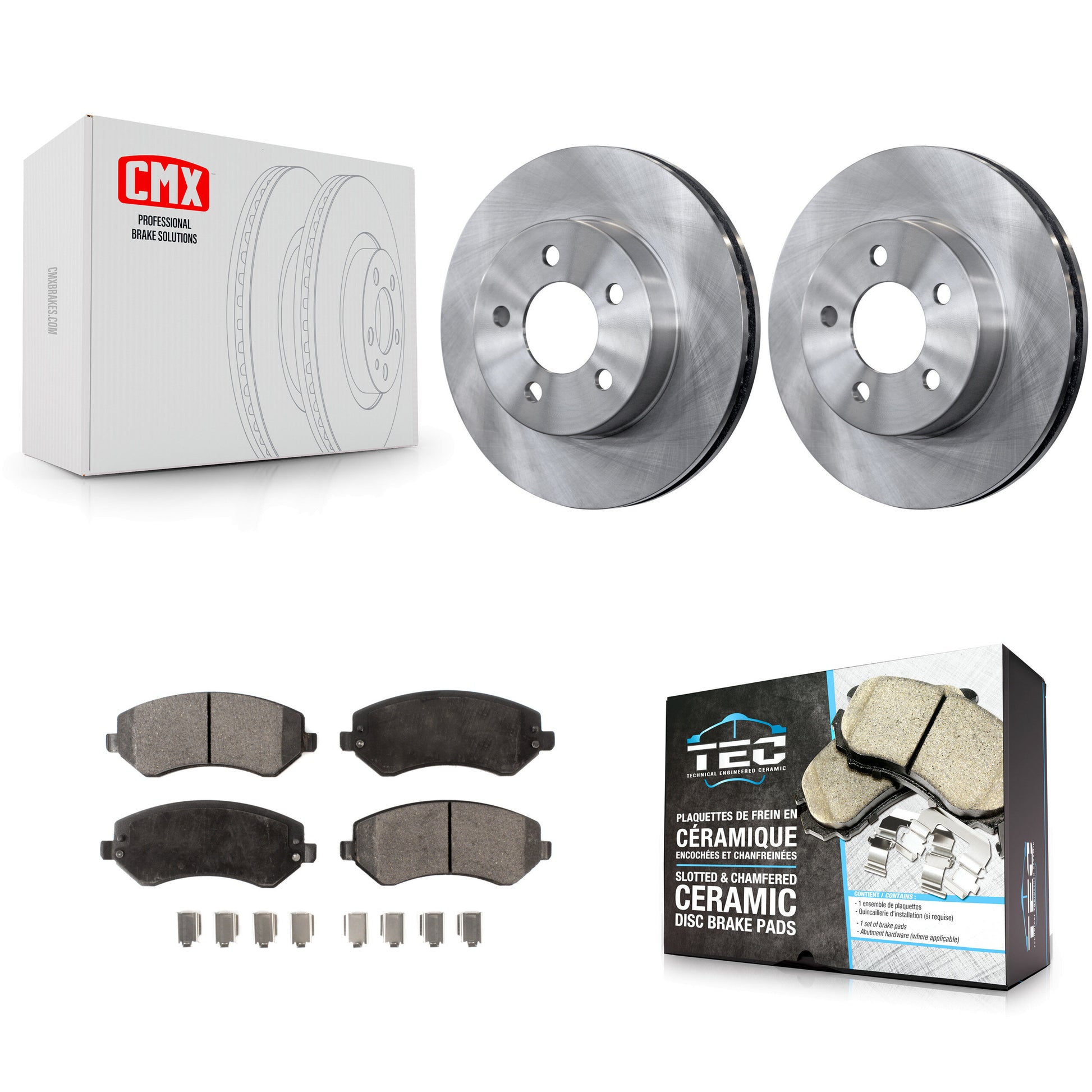 Transit Auto K8T-100207 Disc Brake Kit for 2002-2007 Jeep Liberty - Front product image