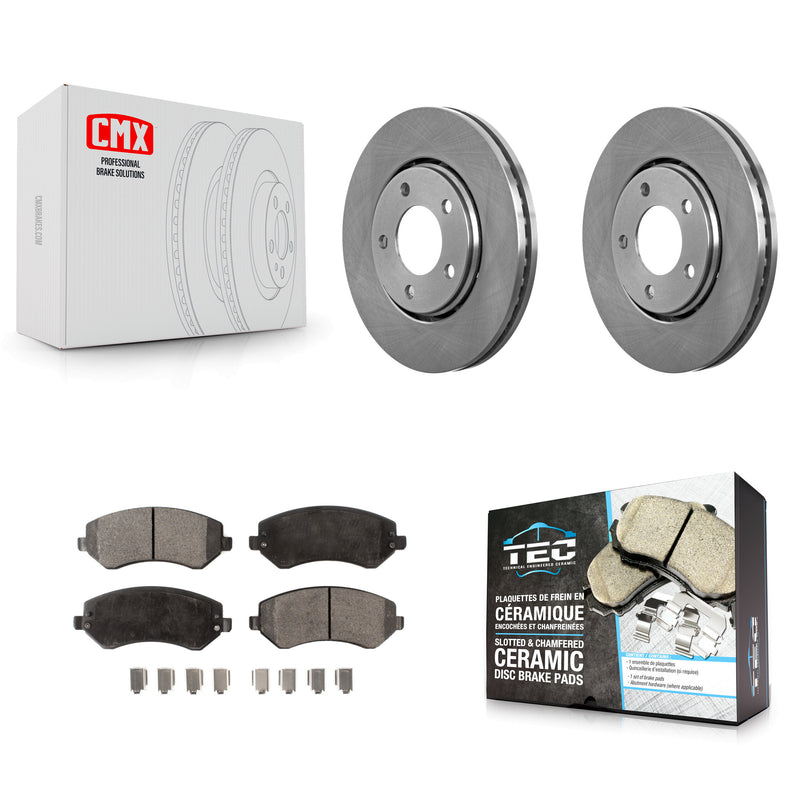 Transit Auto K8T-100208 Disc Brake Kit for 2001-2007 Dodge Caravan, Chrysler Town & Country, Chrysler Voyager & more - Front product image