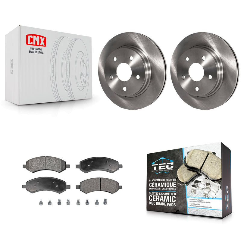 Transit Auto K8T-100212 Disc Brake Kit for 2006-2023 Ram 1500 Classic, Ram 1500, Dodge Ram 1500 & more - Front product image