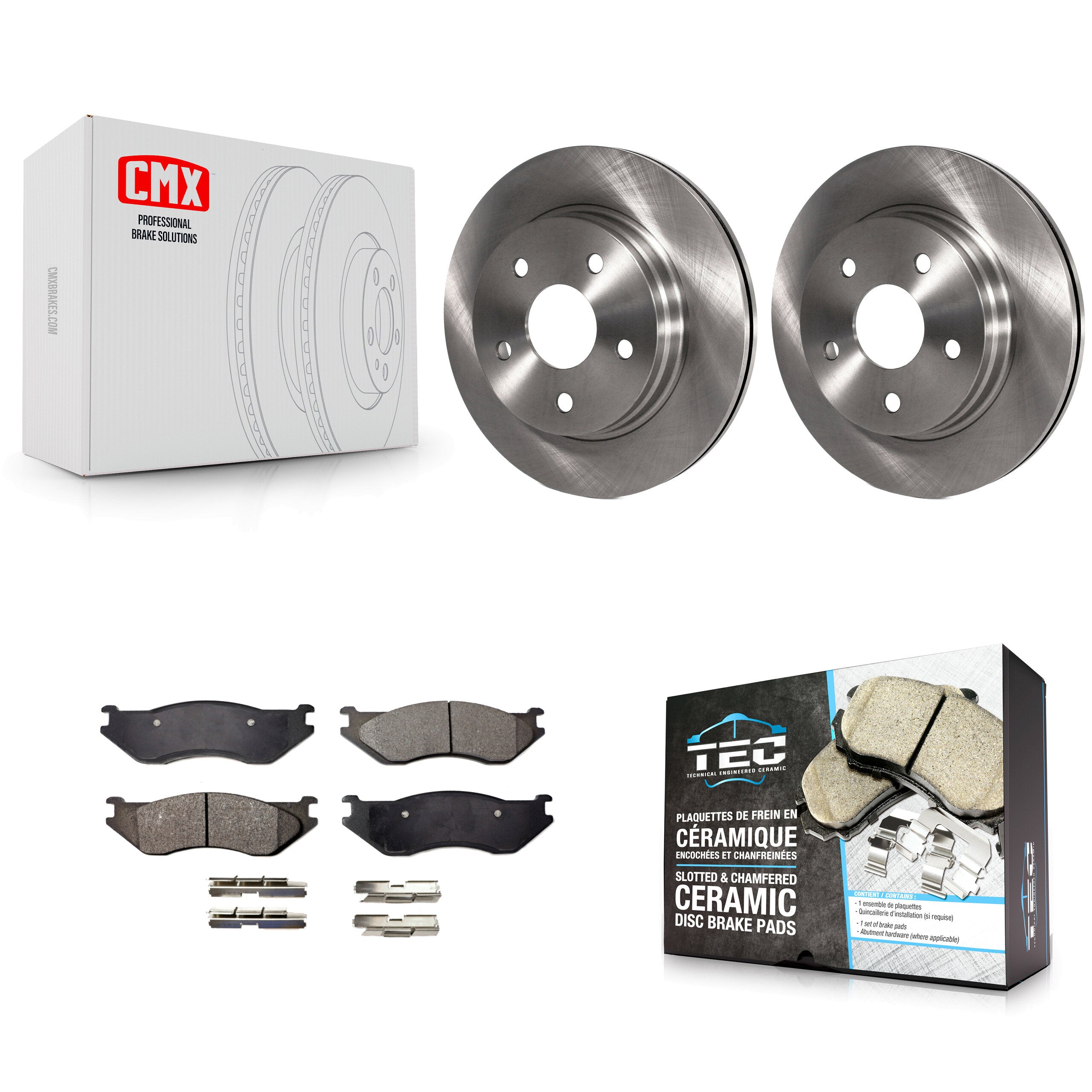 Transit Auto K8T-100213 Disc Brake Kit for 2002-2006 Dodge Ram 1500, Dodge Durango - Front product image