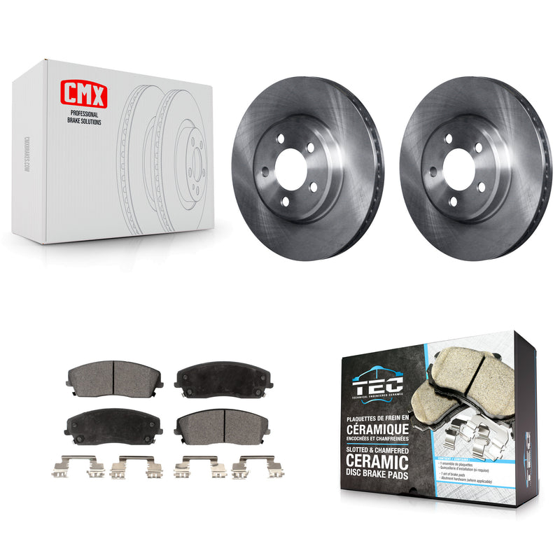 Transit Auto K8T-100219 Disc Brake Kit for 2005-2023 Chrysler 300, Dodge Challenger, Dodge Charger - Front product image