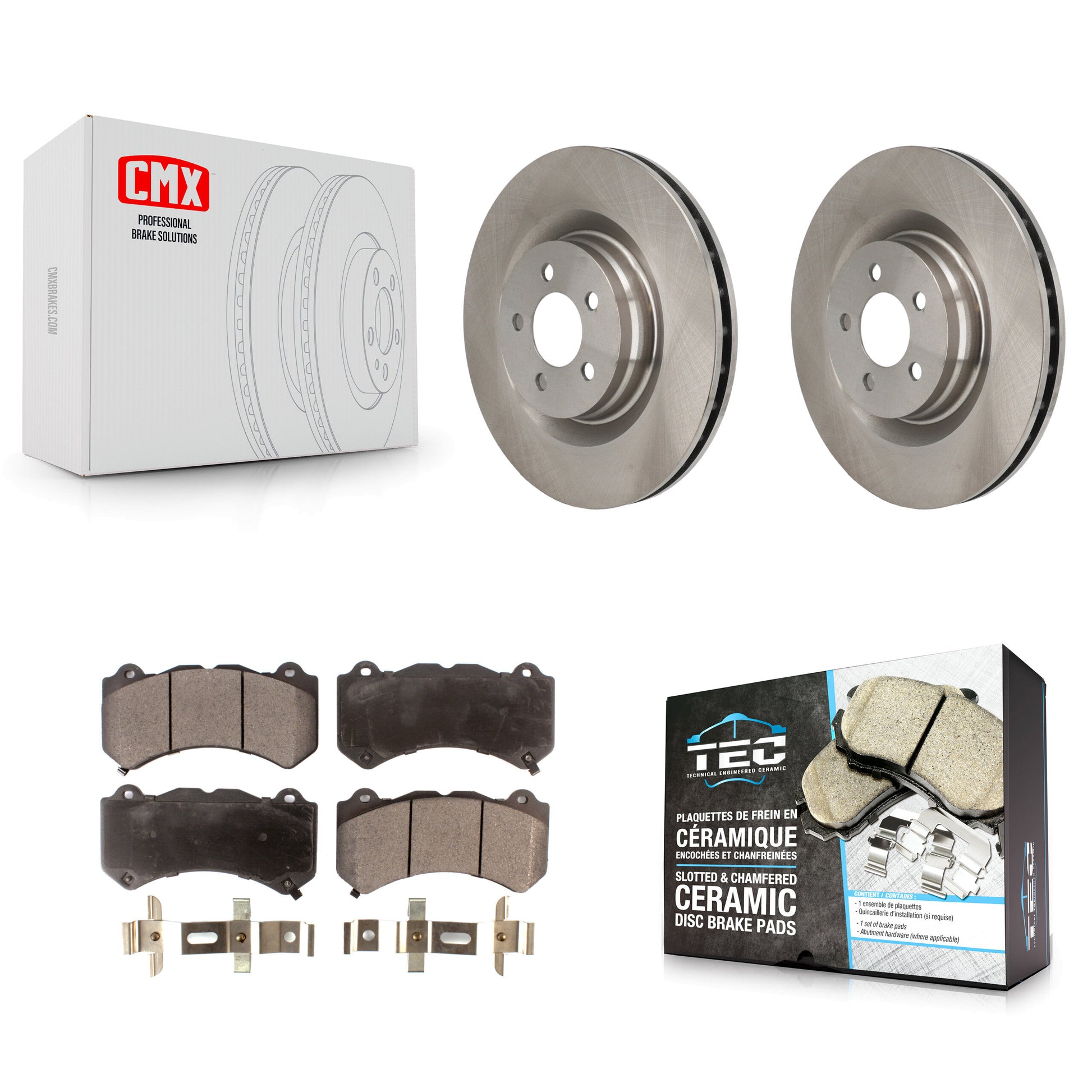 Transit Auto K8T-100225 Disc Brake Kit for 2015-2021 Dodge Charger, Dodge Challenger - Front product image
