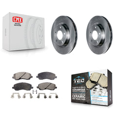 Transit Auto K8T-100228 Disc Brake Kit for 2007-2024 Mitsubishi Lancer, Mitsubishi Outlander, Chrysler 200 & more - Front product image