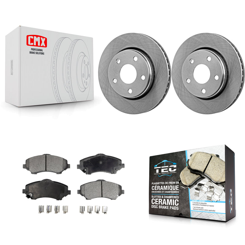 Transit Auto K8T-100229 Disc Brake Kit for 2007-2017 Jeep Wrangler - Front product image