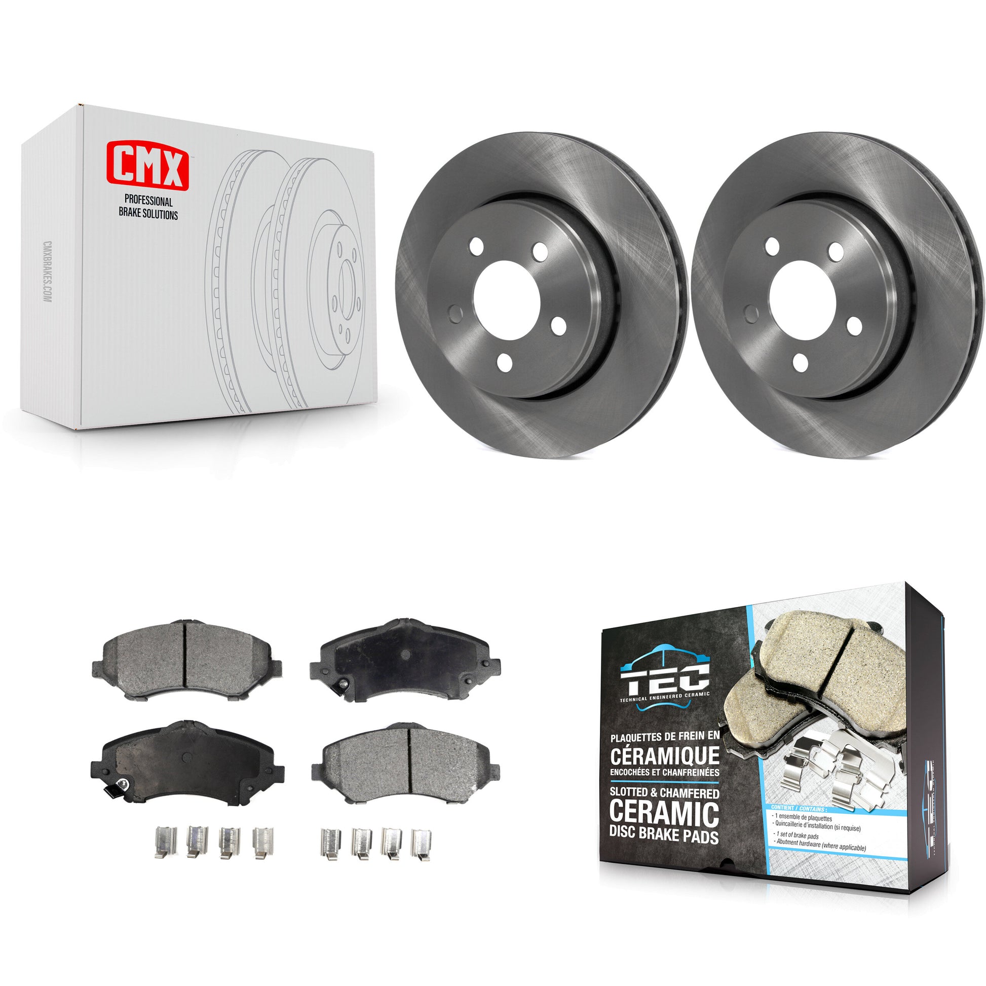 Transit Auto K8T-100230 Disc Brake Kit for 2007-2012 Dodge Nitro, Jeep Liberty - Front product image
