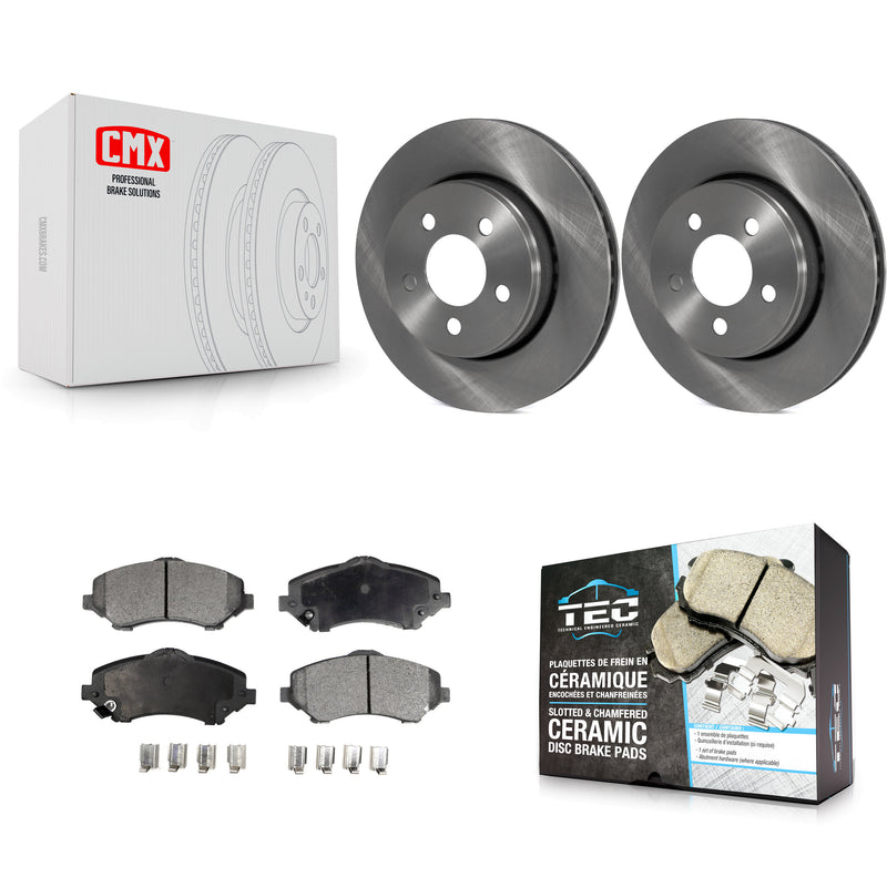 Transit Auto K8T-100230 Disc Brake Kit for 2007-2012 Dodge Nitro, Jeep Liberty - Front product image