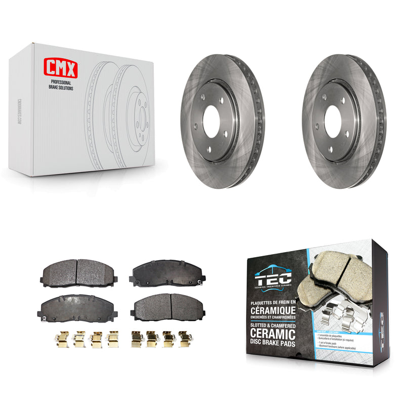 Transit Auto K8T-100233 Disc Brake Kit for 2017-2018 Dodge Grand Caravan - Front product image