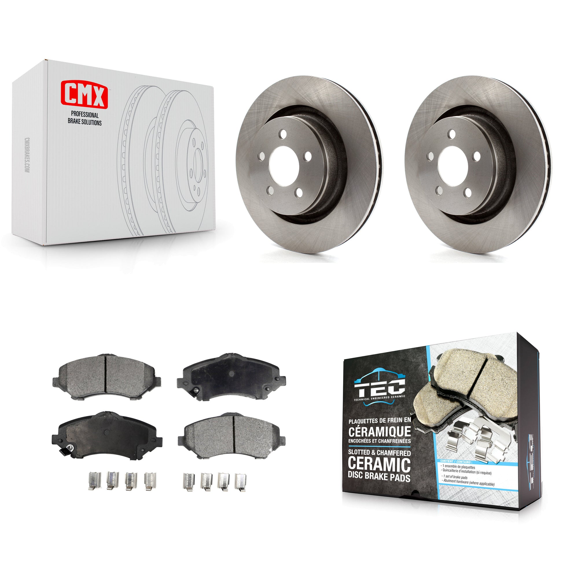 Transit Auto K8T-100234 Disc Brake Kit for 2008-2012 Dodge Nitro, Jeep Liberty - Front product image