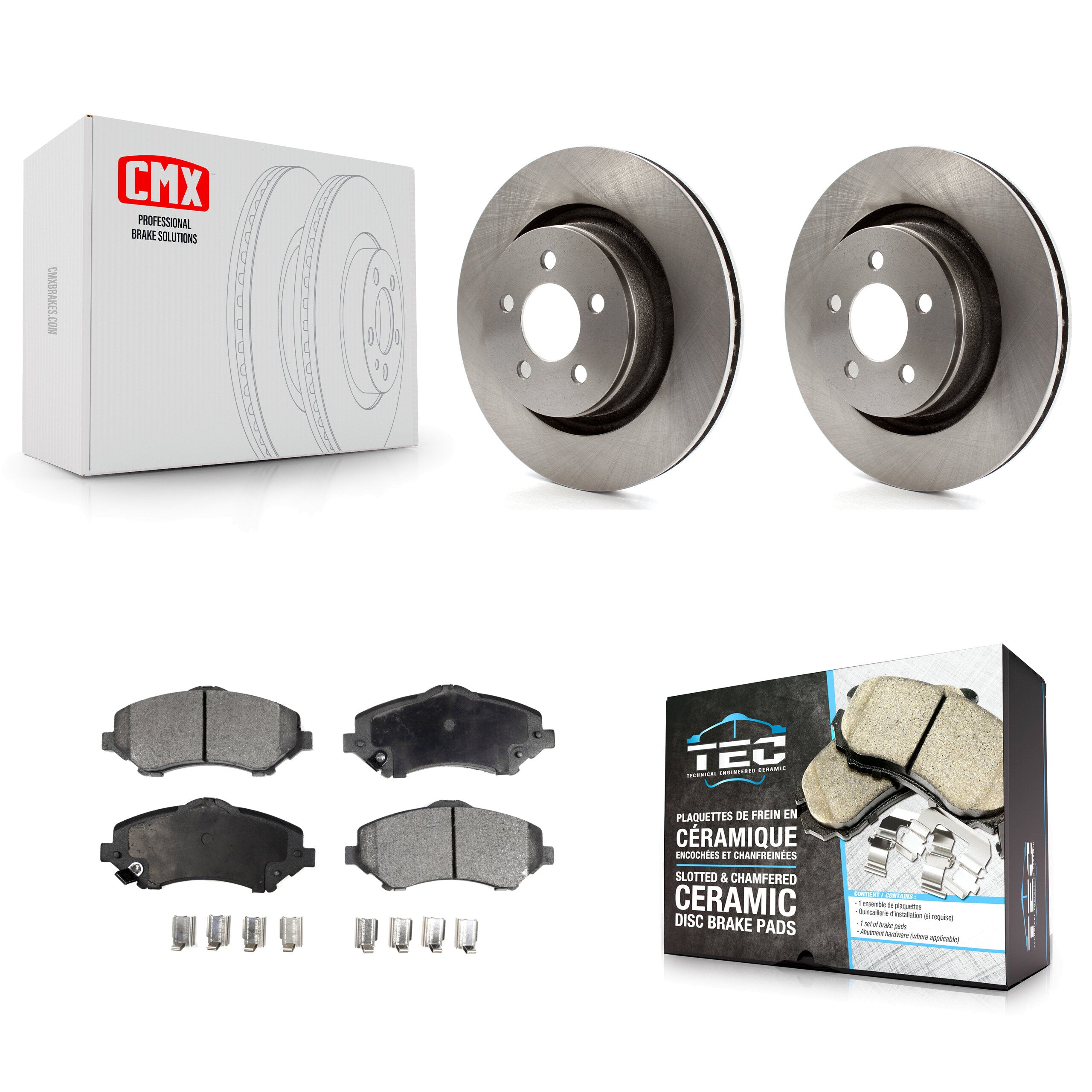Transit Auto K8T-100234 Disc Brake Kit for 2008-2012 Dodge Nitro, Jeep Liberty - Front product image