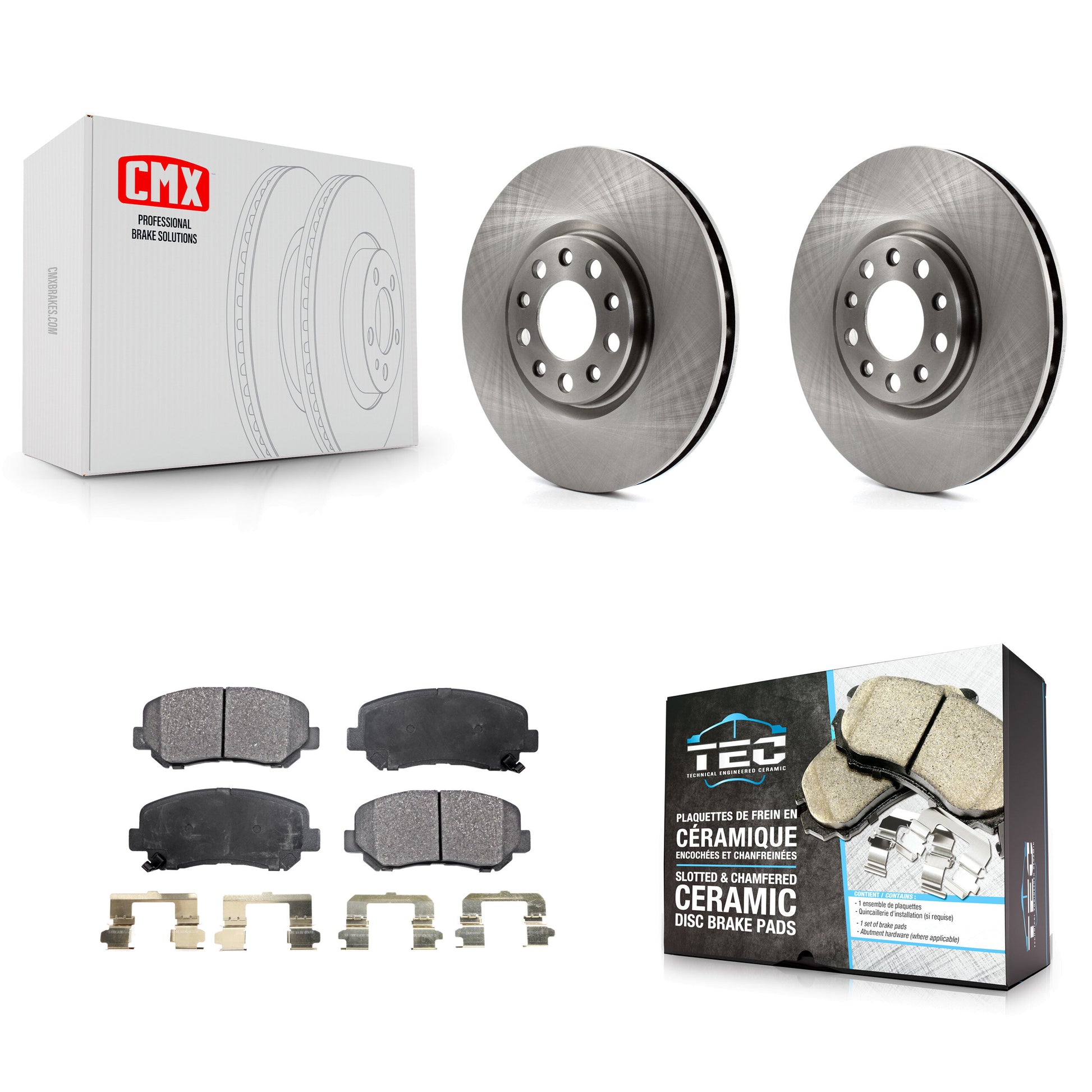 Transit Auto K8T-100244 Disc Brake Kit for 2013-2017 Chrysler 200, Dodge Dart - Front product image