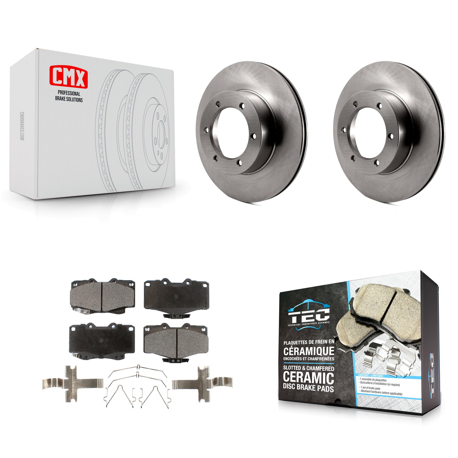 Transit Auto K8T-100255 Disc Brake Kit for 1989-1995 Toyota 4Runner, Toyota Pickup - Front product image