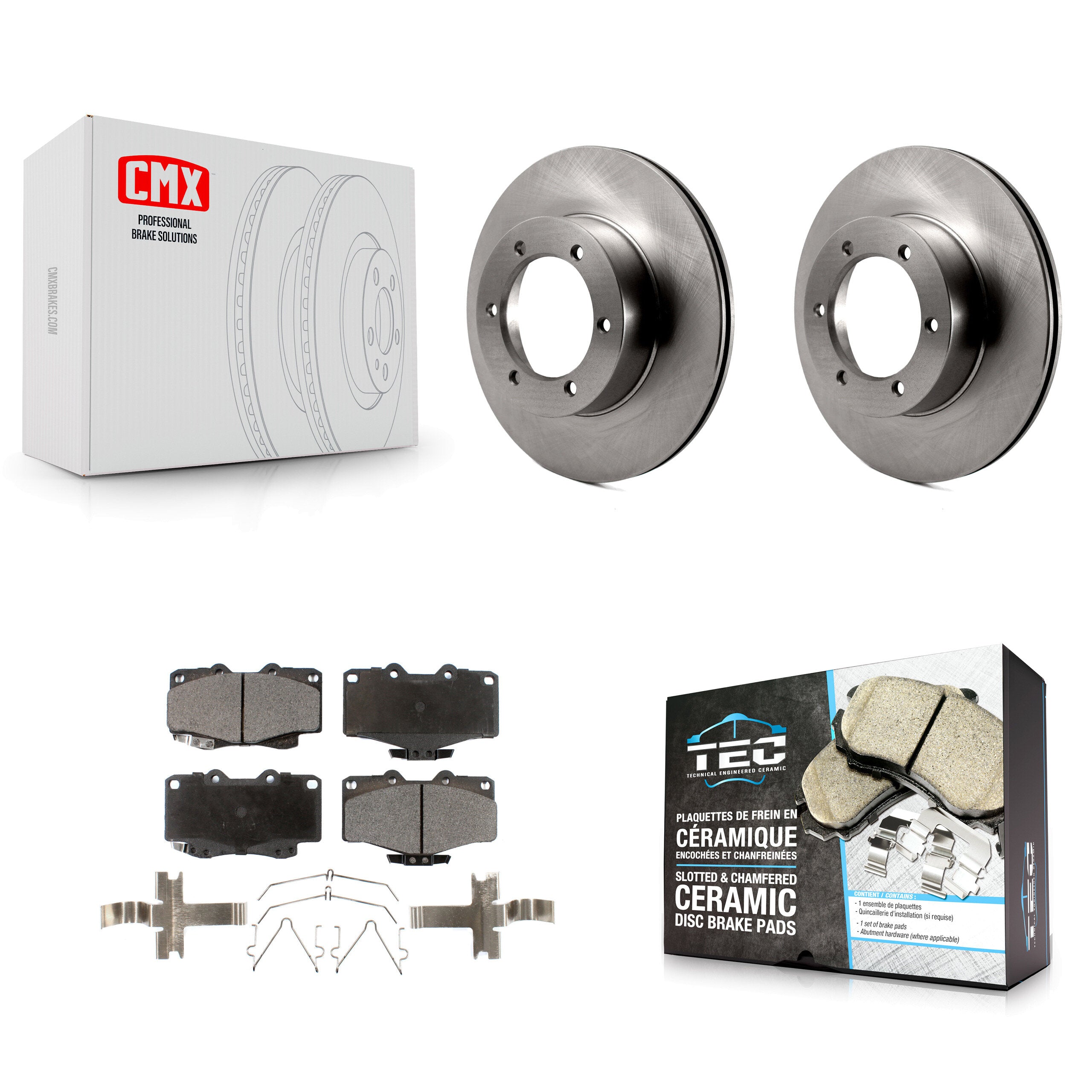 Transit Auto K8T-100255 Disc Brake Kit for 1989-1995 Toyota 4Runner, Toyota Pickup - Front product image
