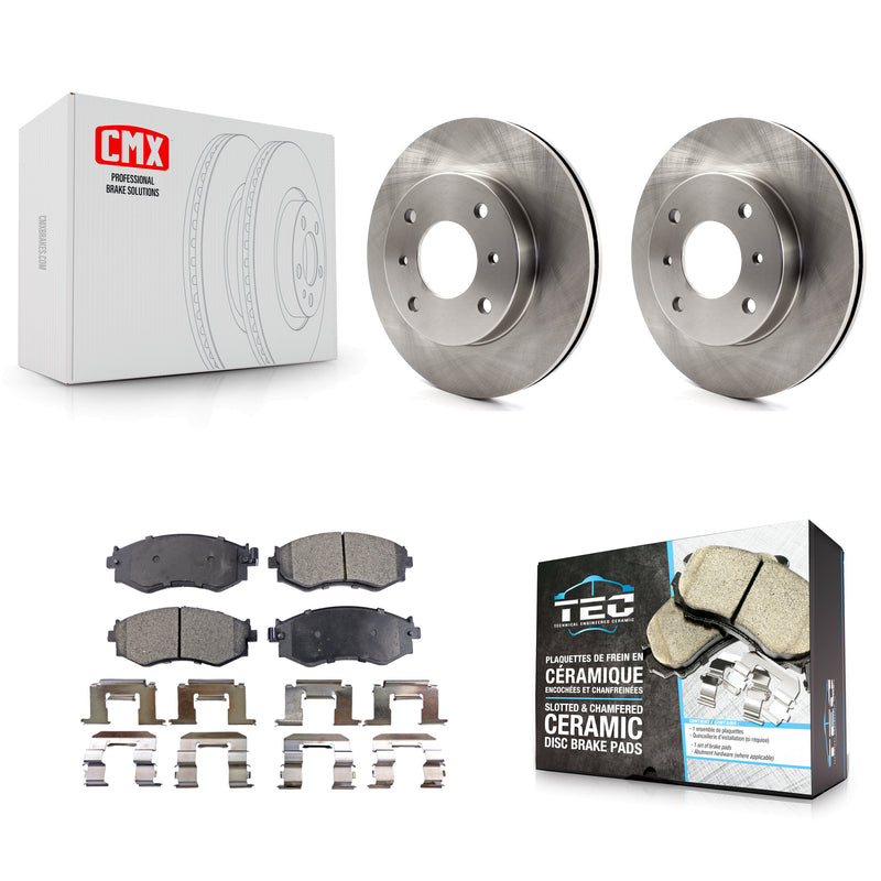 Transit Auto K8T-100257 Disc Brake Kit for 1989-2006 Nissan Sentra, Nissan 240SX, INFINITI G20 & more - Front product image