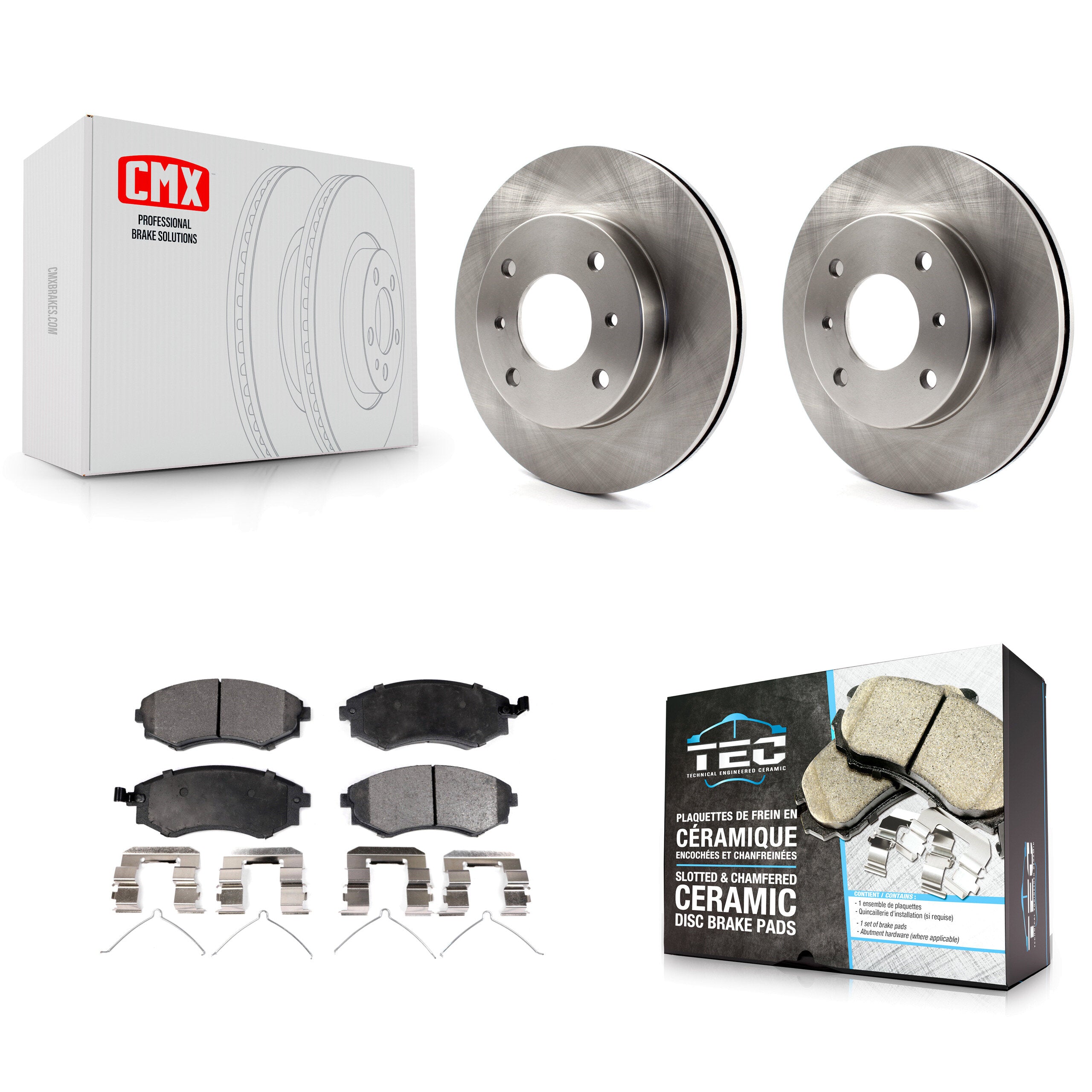 Transit Auto K8T-100258 Disc Brake Kit for 1994-1996 INFINITI G20 - Front product image