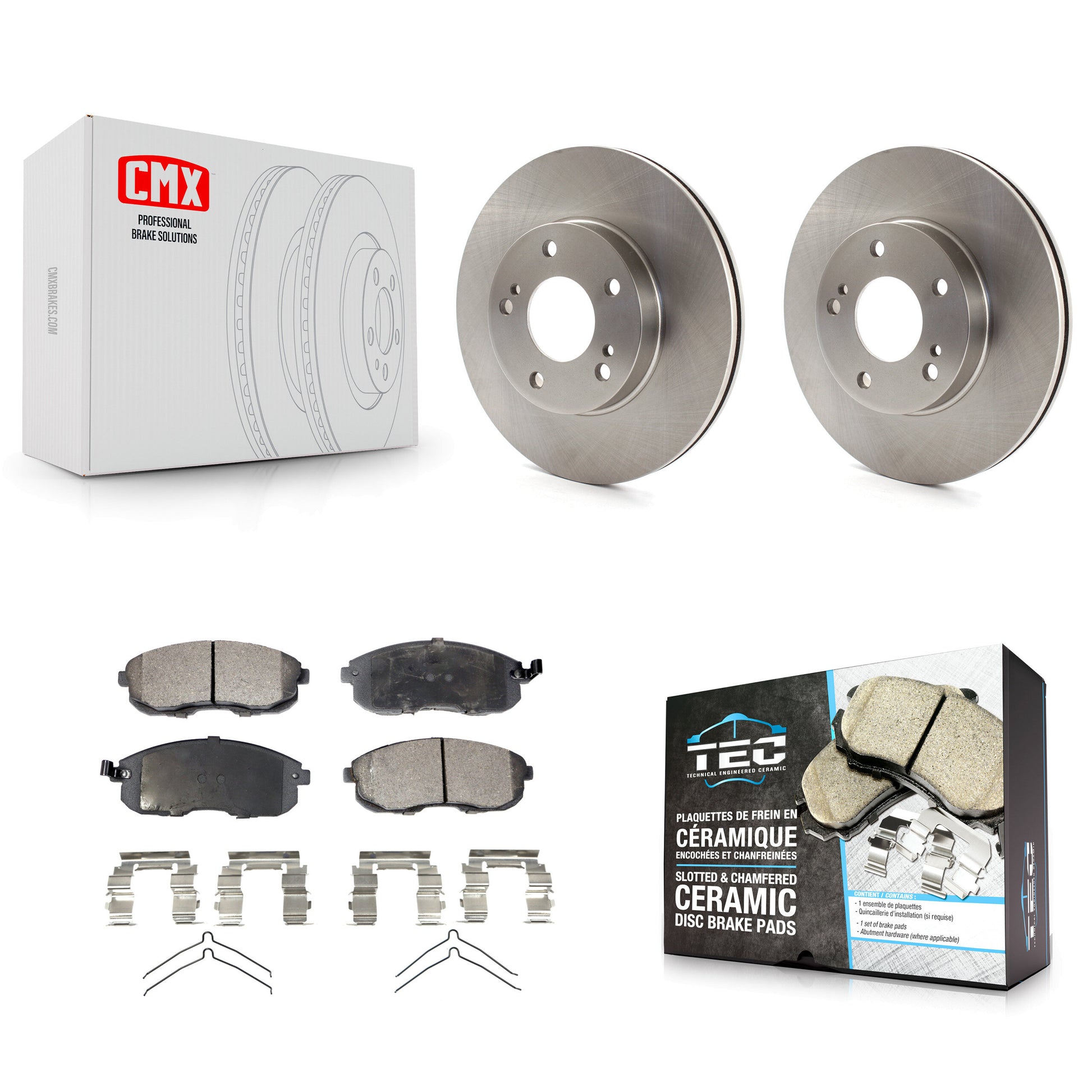 Transit Auto K8T-100259 Disc Brake Kit for 1989-1999 Nissan Maxima, INFINITI I30 - Front product image