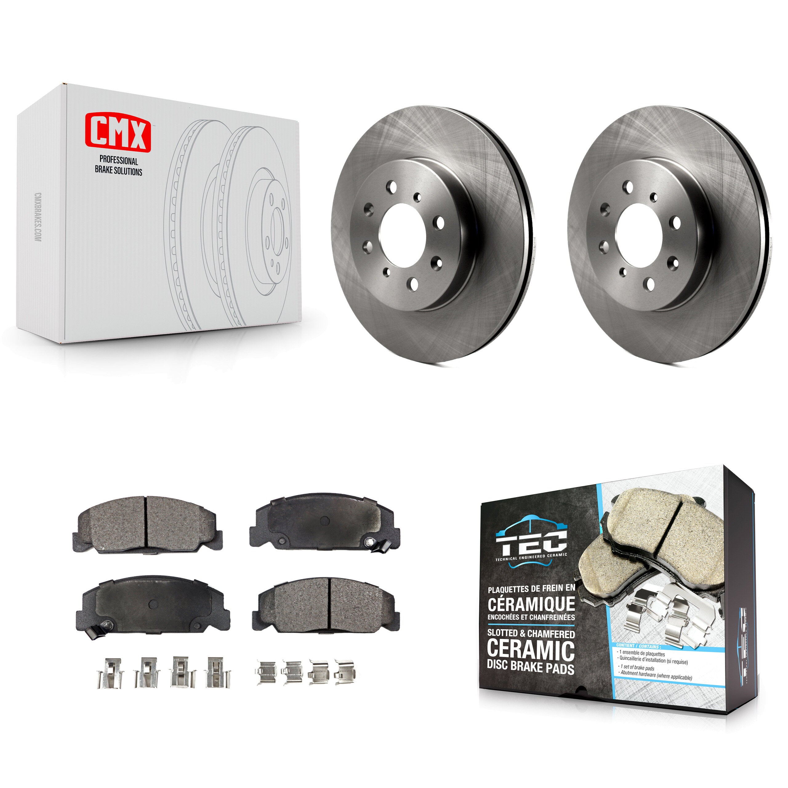 Transit Auto K8T-100260 Disc Brake Kit for 1997 Honda Civic - Front product image