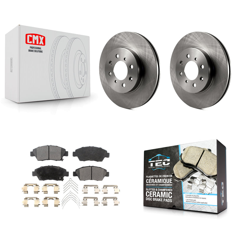 Transit Auto K8T-100263 Disc Brake Kit for 1994-2014 Honda Fit, Honda Civic, Honda Civic del Sol - Front product image