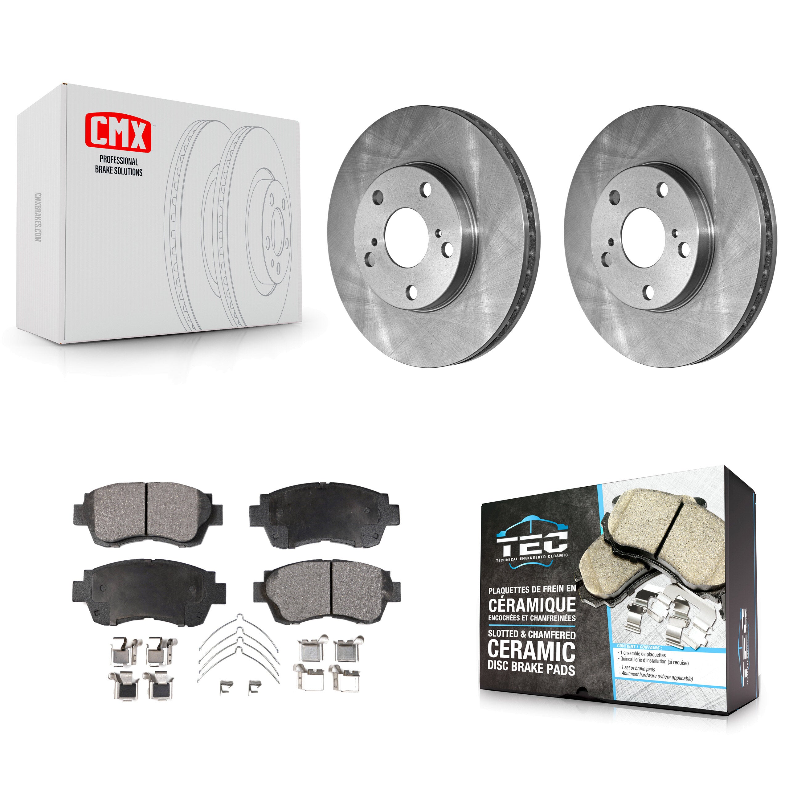 Transit Auto K8T-100276 Disc Brake Kit for 1992-2003 Toyota Camry, Toyota Sienna, Toyota Avalon & more - Front product image