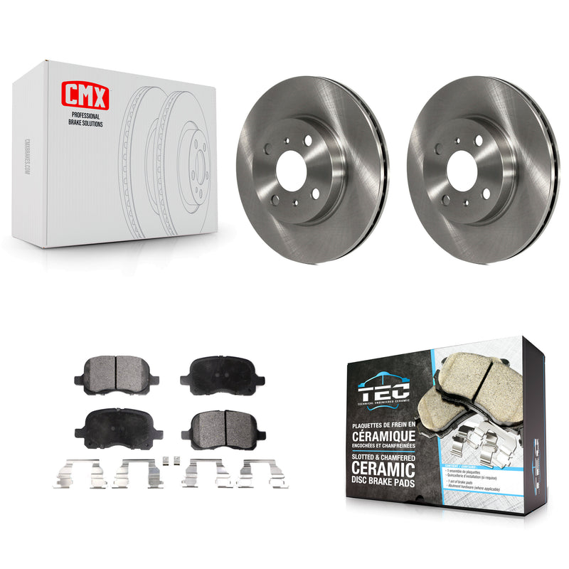 Transit Auto K8T-100284 Disc Brake Kit for 1998-2002 Chevrolet Prizm, Toyota Corolla - Front product image