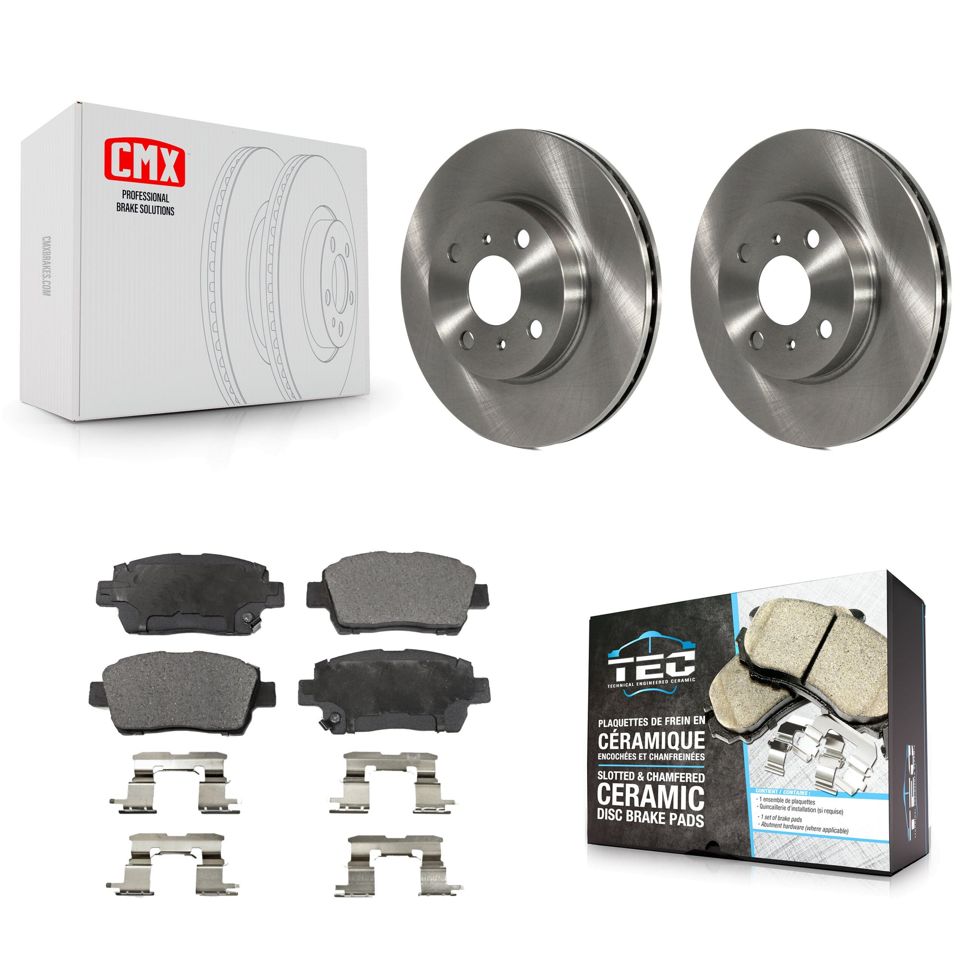 Transit Auto K8T-100285 Disc Brake Kit for 2001-2003 Toyota Prius - Front product image