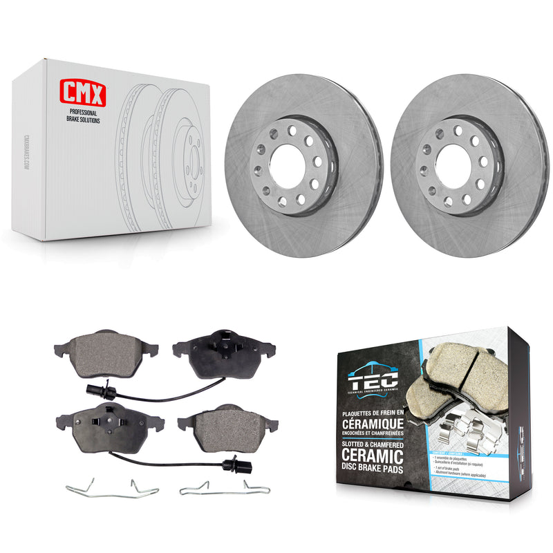 Transit Auto K8T-100289 Disc Brake Kit for 1999-2006 Volkswagen Passat, Audi A4, Audi A4 Quattro & more - Front product image