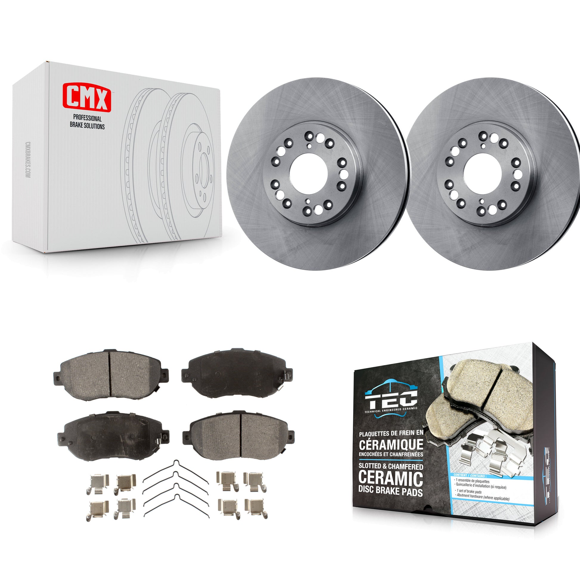 Transit Auto K8T-100291 Disc Brake Kit for 1993-2010 Lexus SC430, Lexus GS430, Lexus IS300 & more - Front product image