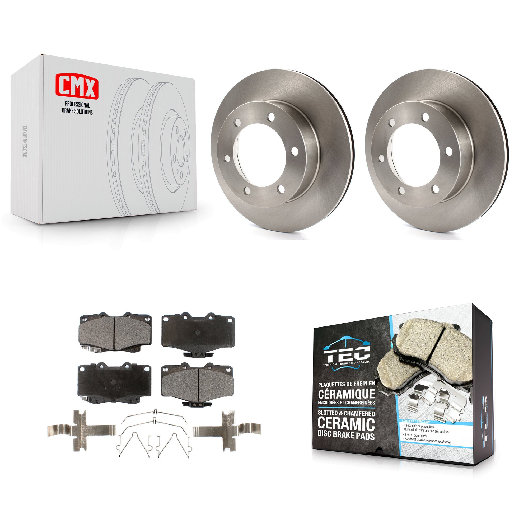 Transit Auto K8T-100298 Disc Brake Kit for 1995-2002 Toyota Tacoma, Toyota 4Runner - Front product image