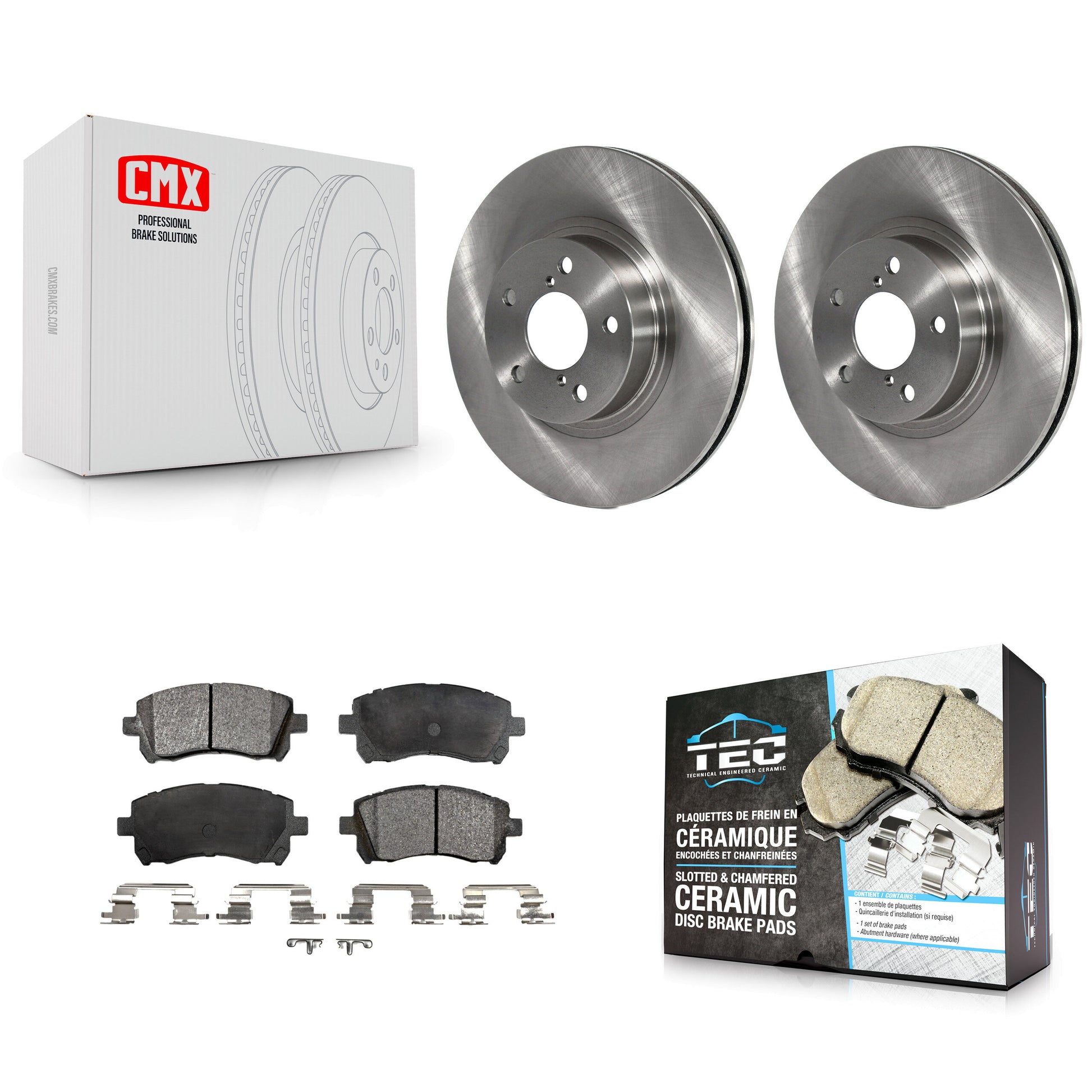 Transit Auto K8T-100305 Disc Brake Kit for 1996-2002 Subaru Legacy, Subaru Impreza, Subaru Outback & more - Front product image