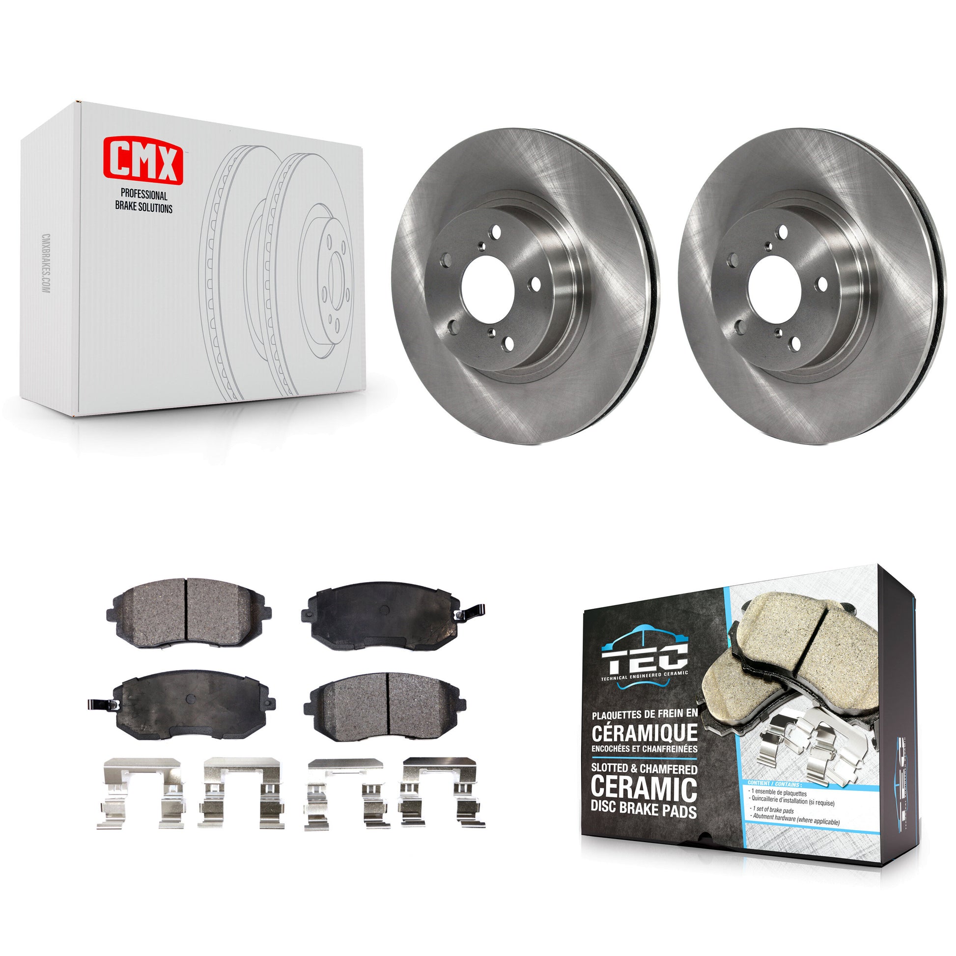Transit Auto K8T-100306 Disc Brake Kit for 2002-2010 Subaru Impreza, Saab 9-2X, Subaru Legacy - Front product image