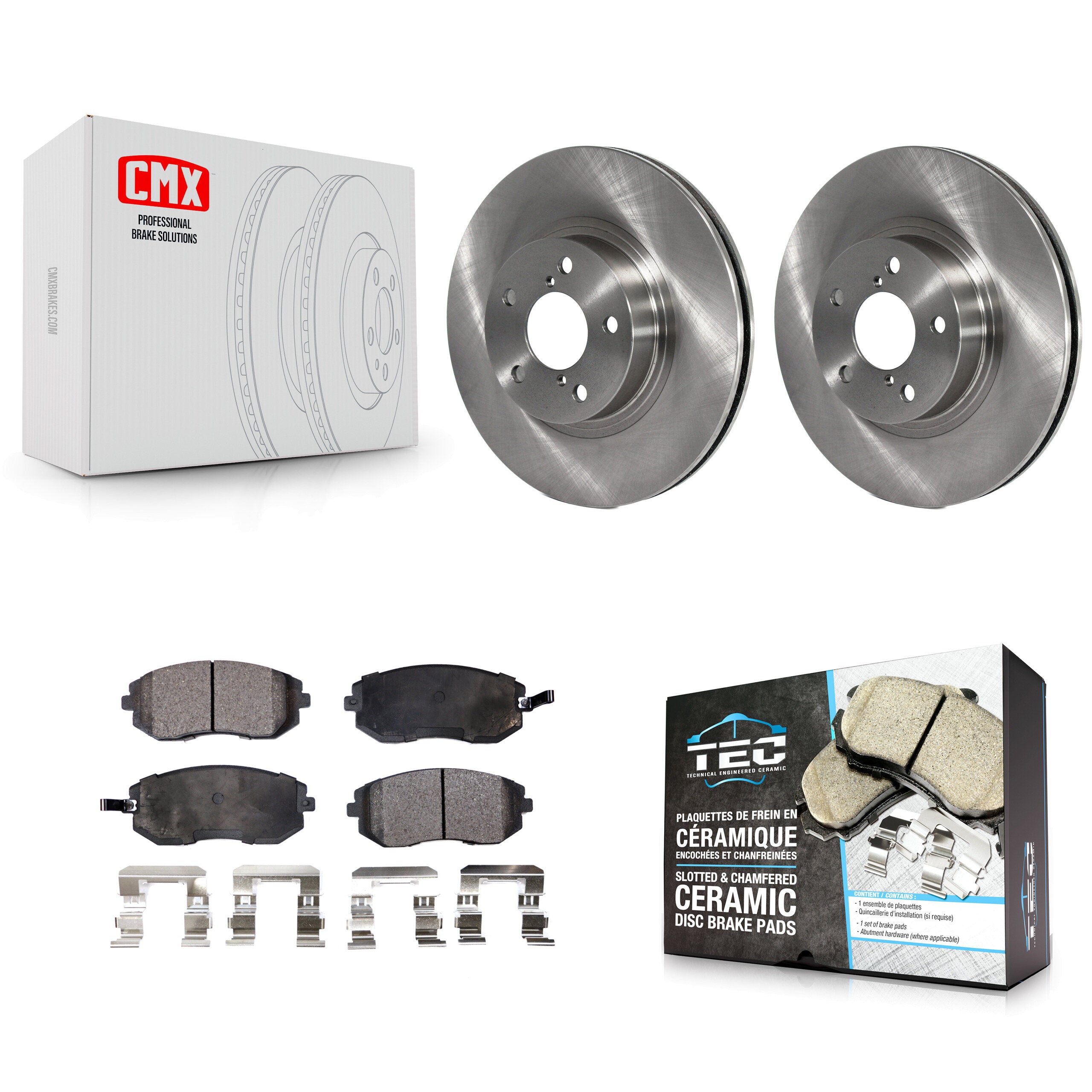 Transit Auto K8T-100306 Disc Brake Kit for 2002-2010 Subaru Impreza, Saab 9-2X, Subaru Legacy - Front product image