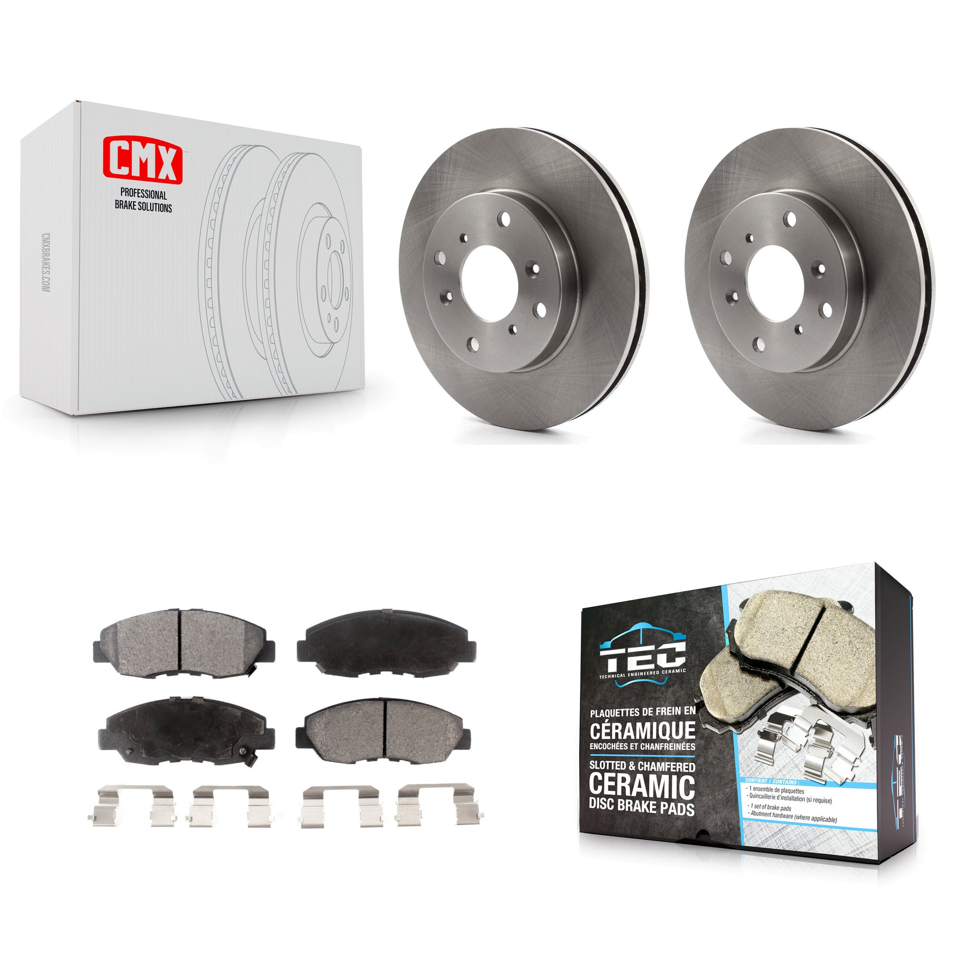 Transit Auto K8T-100308 Disc Brake Kit for 1998-2002 Acura CL, Honda Accord - Front product image