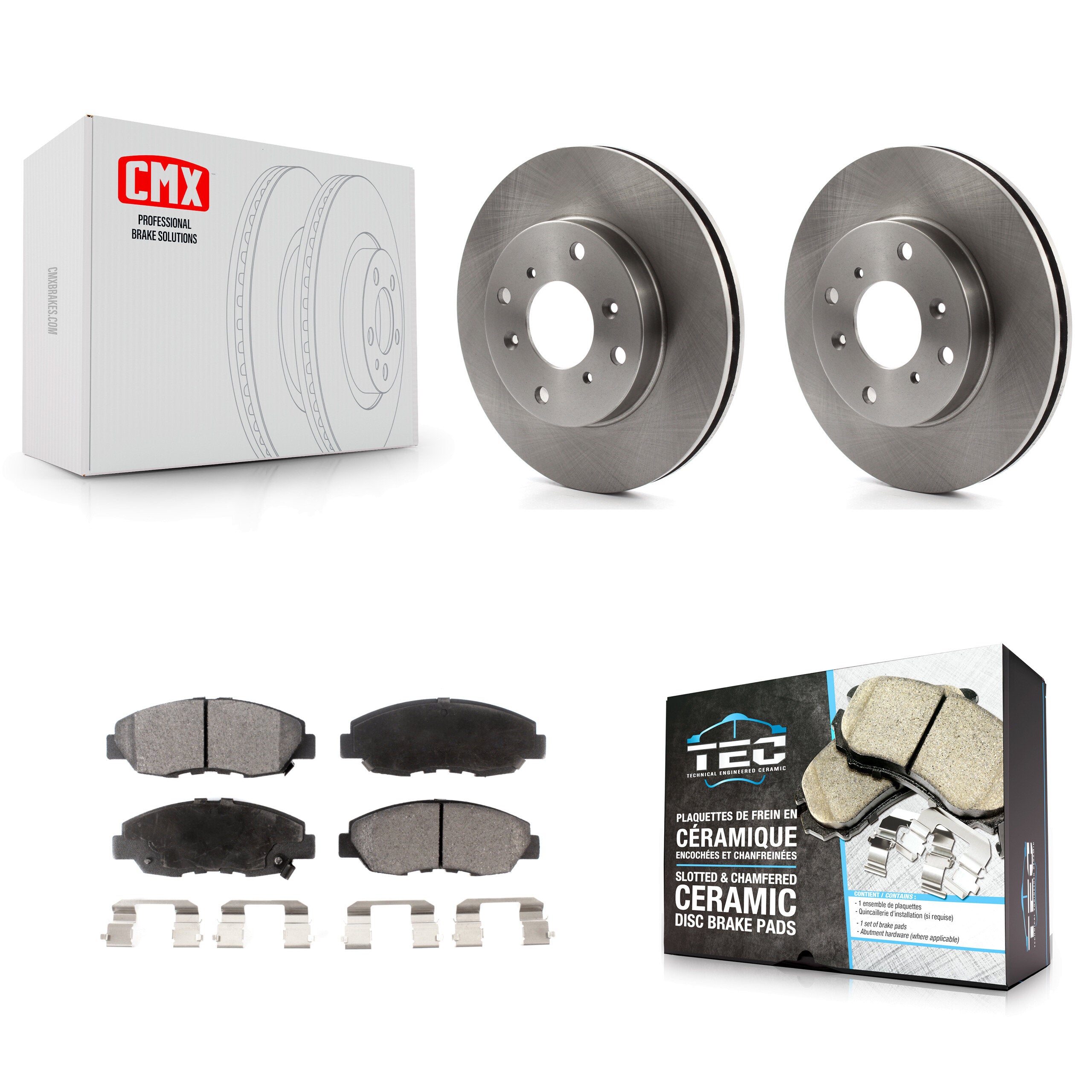 Transit Auto K8T-100308 Disc Brake Kit for 1998-2002 Acura CL, Honda Accord - Front product image