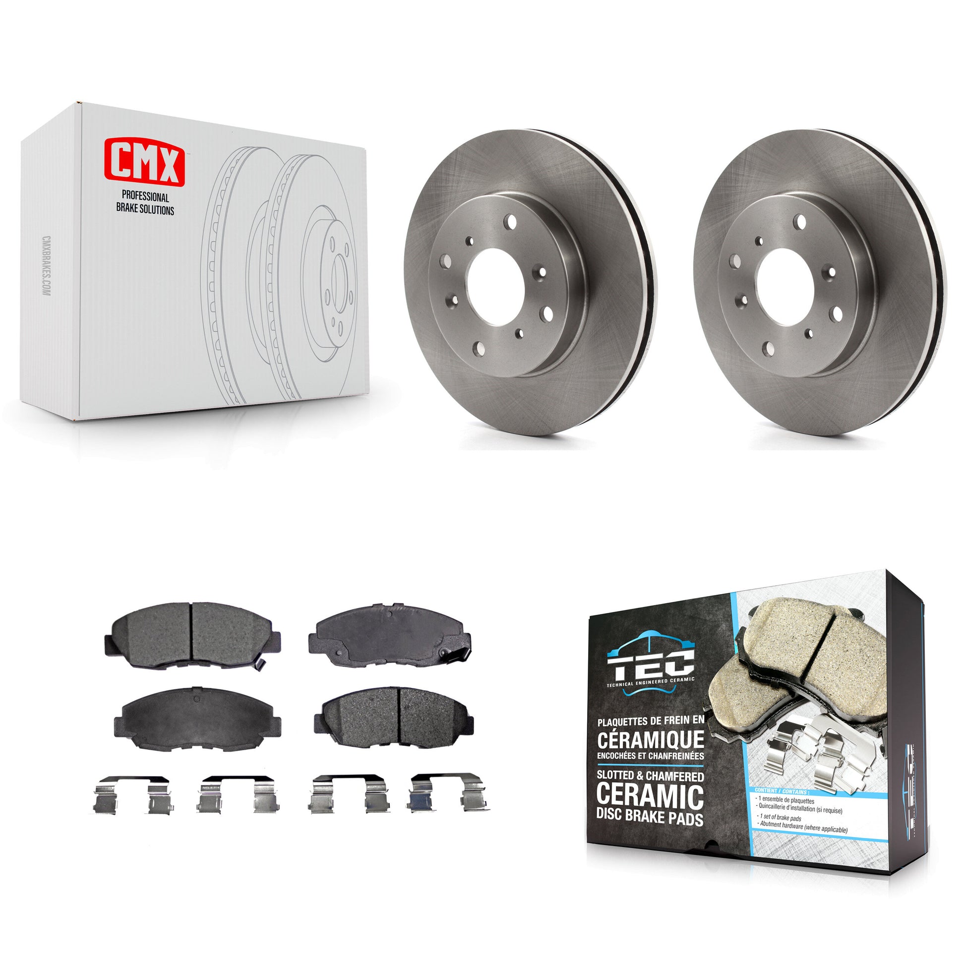 Transit Auto K8T-100309 Disc Brake Kit for 1998-2002 Honda Accord - Front product image