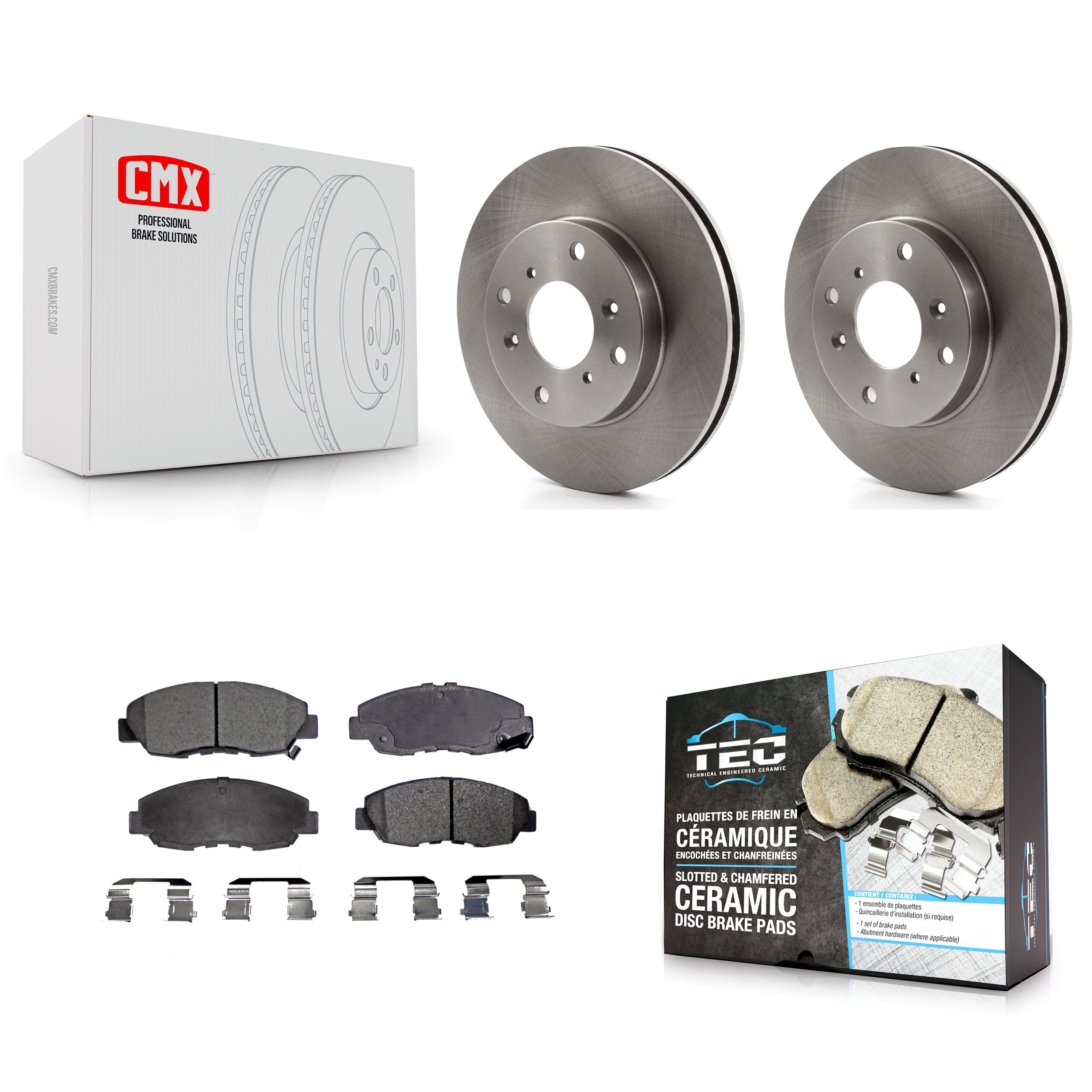 Transit Auto K8T-100309 Disc Brake Kit for 1998-2002 Honda Accord - Front product image