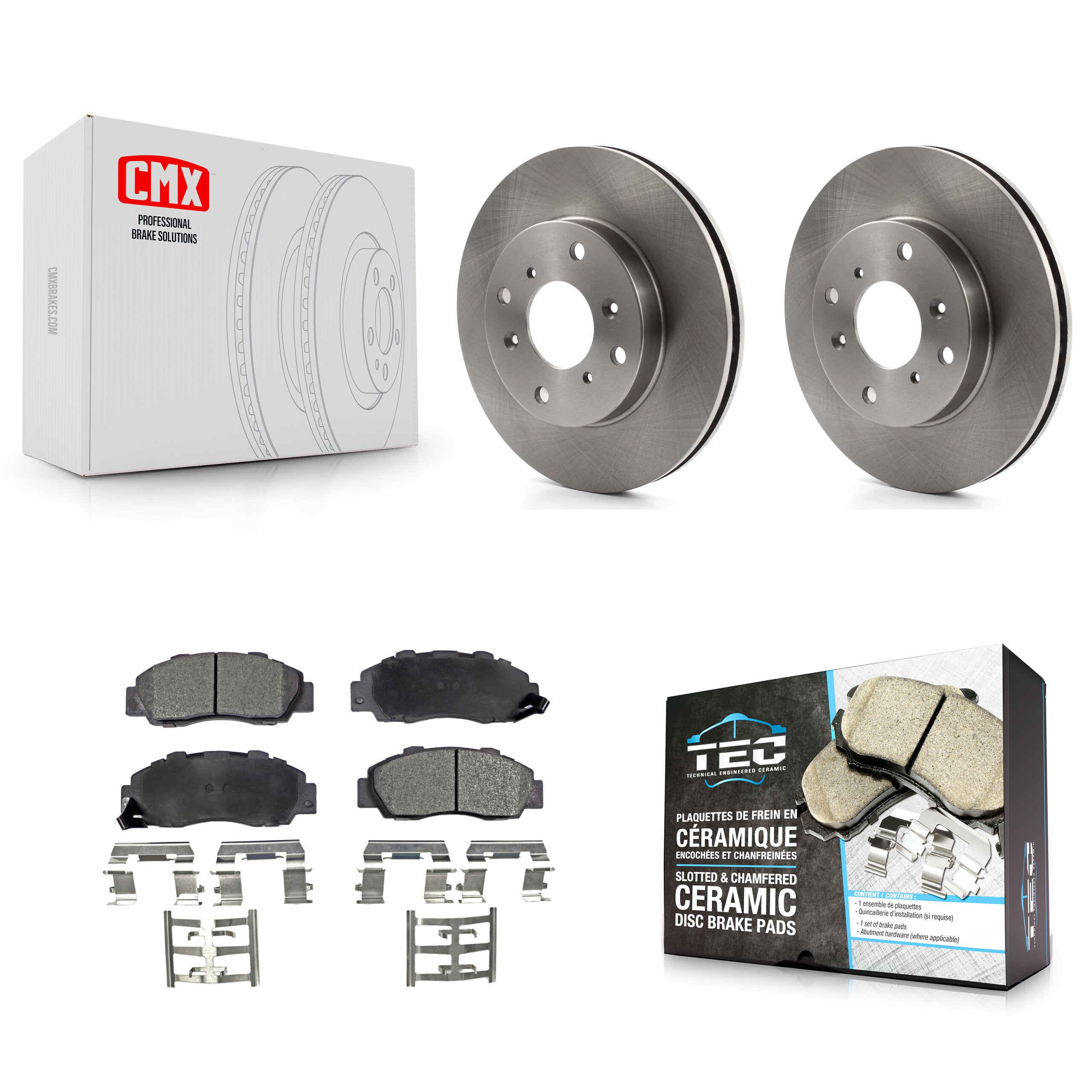 Transit Auto K8T-100310 Disc Brake Kit for 1993-1994 Honda Prelude - Front product image